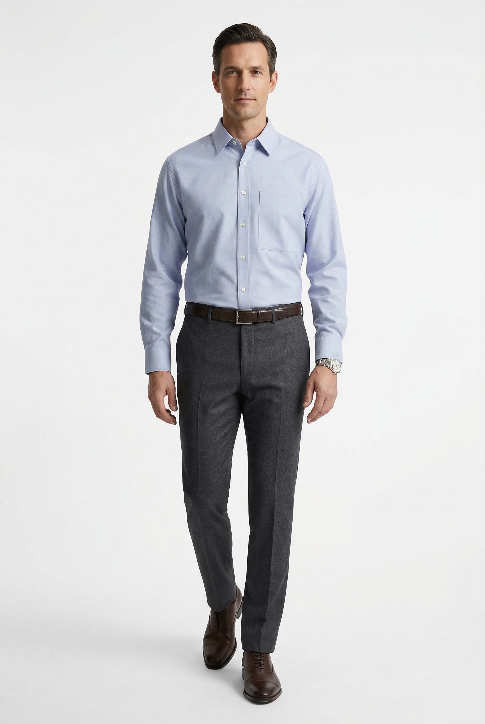 Calvin Klein Leinenhemd »SOLID LINEN CLASSIC« Kentkragen, Regular Fit, Leinen-Viskosemix