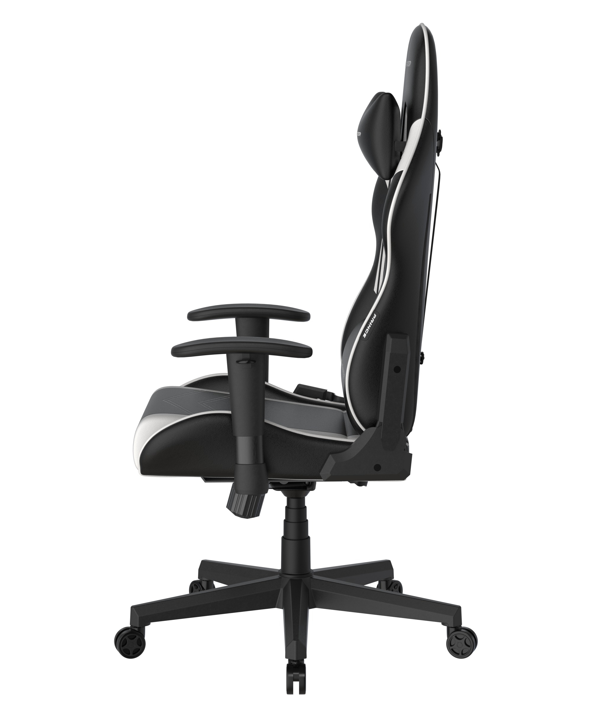 DXRacer Gaming-Stuhl »Prince Gaming Chair Regular L, PVC, schwarz weiß«