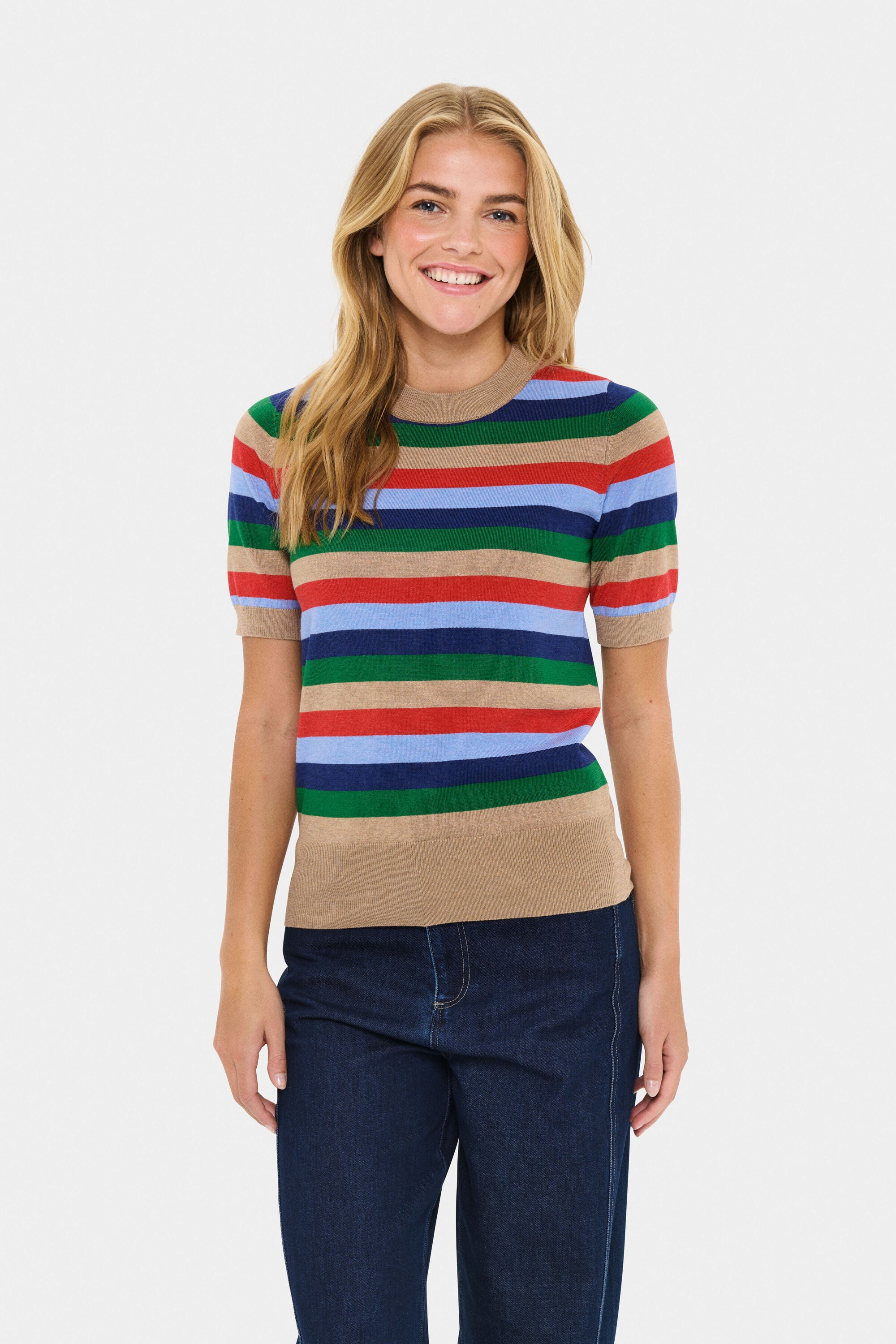 Saint Tropez Kurzarmbluse »Kurzarm-Bluse MiliaSZ«