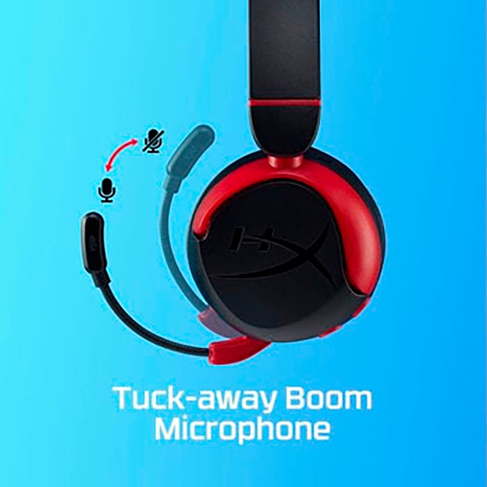 HyperX Gaming-Headset »Cloud Mini für Kids Wireless«, AVRCP Bluetooth-A2DP Bluetooth-HFP-HSP-Bluetooth, Stummschaltung