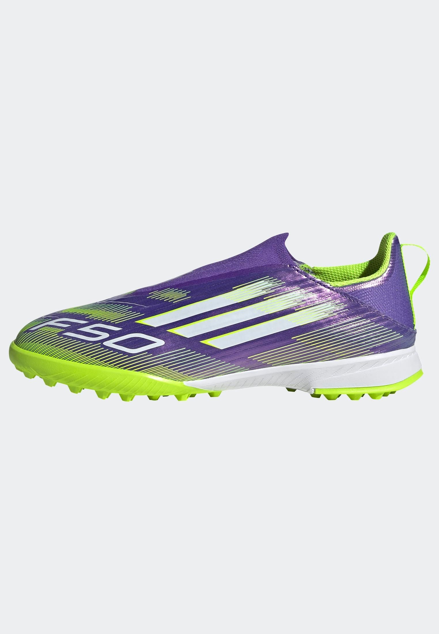 adidas Performance Fußballschuh »F50 LEAGUE LACELESS FIRM/MULTI-GROUND BOOTS KINDER«, geeignet für Rasen- und Kunstrasenplätze