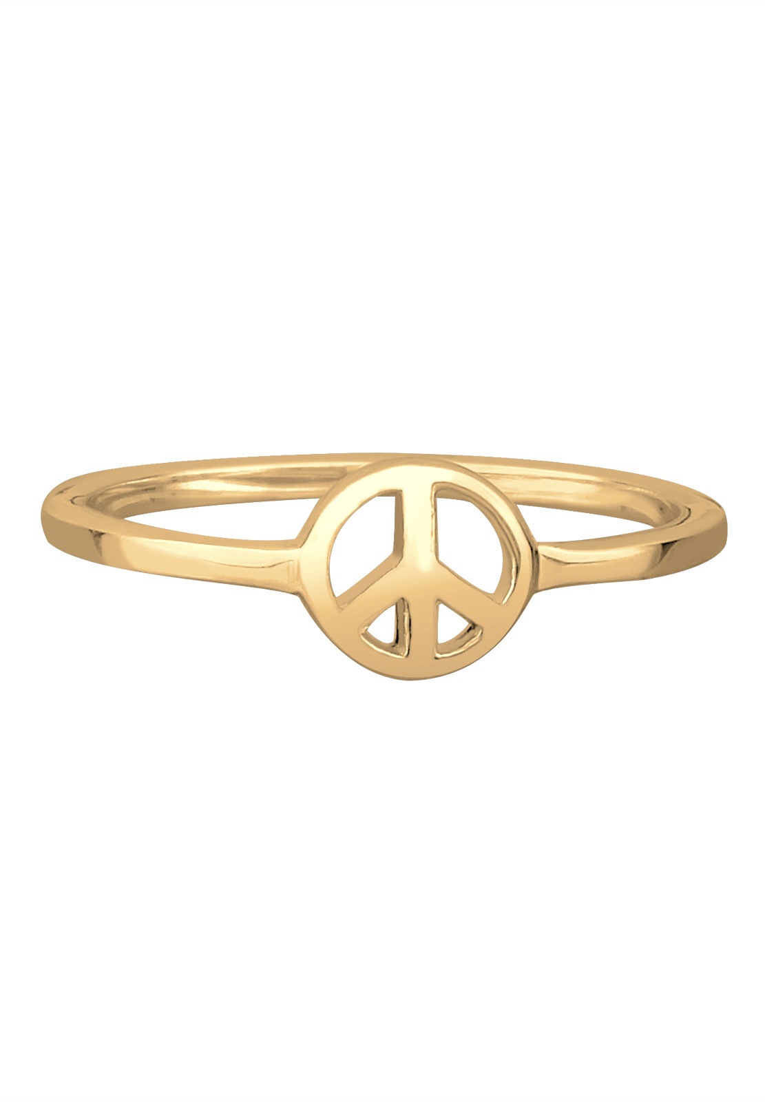 Elli Silberring »Ring Peace Frieden Symbol 925 Sterling Silber«