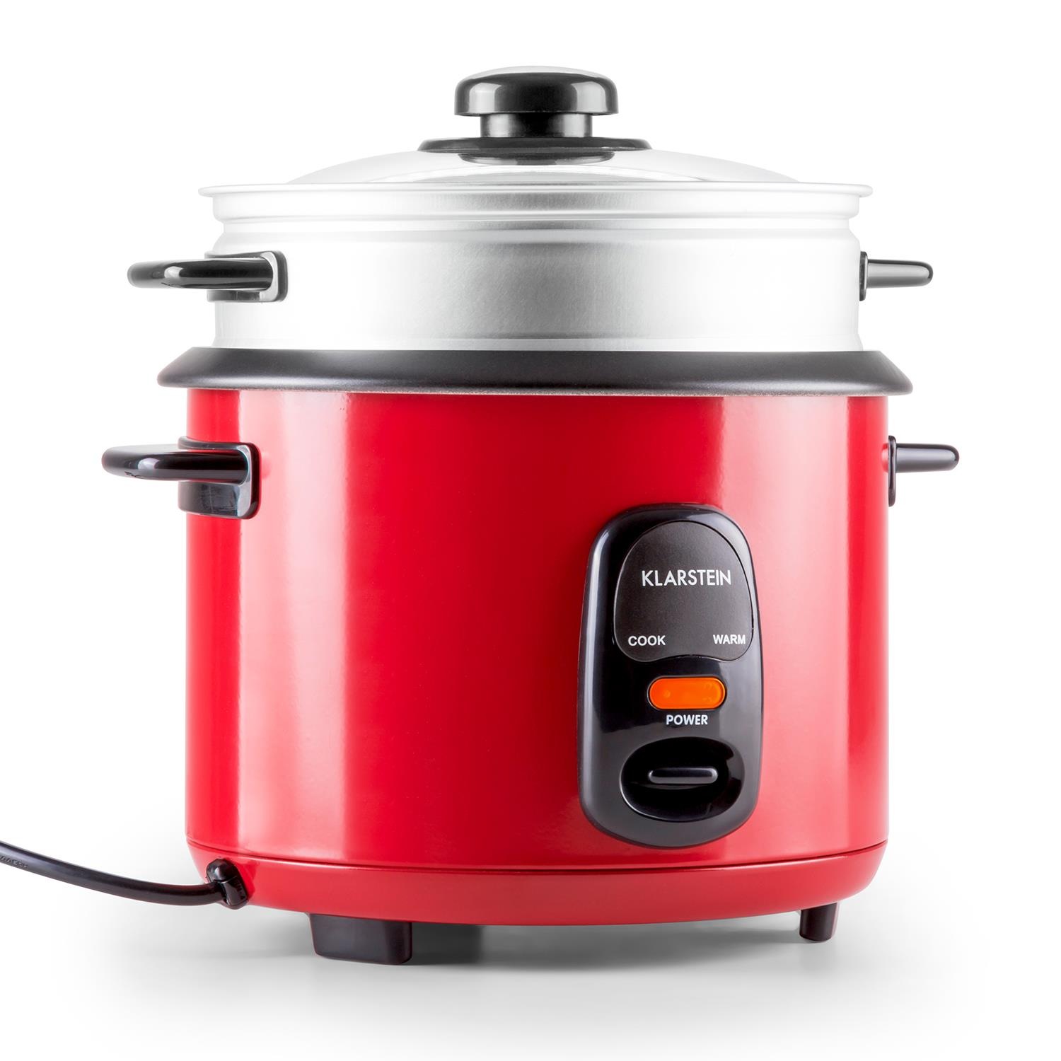 Reiskocher Warmhaltefunktion Dampfkorb Dampfgareinsatz 1,5Liter...