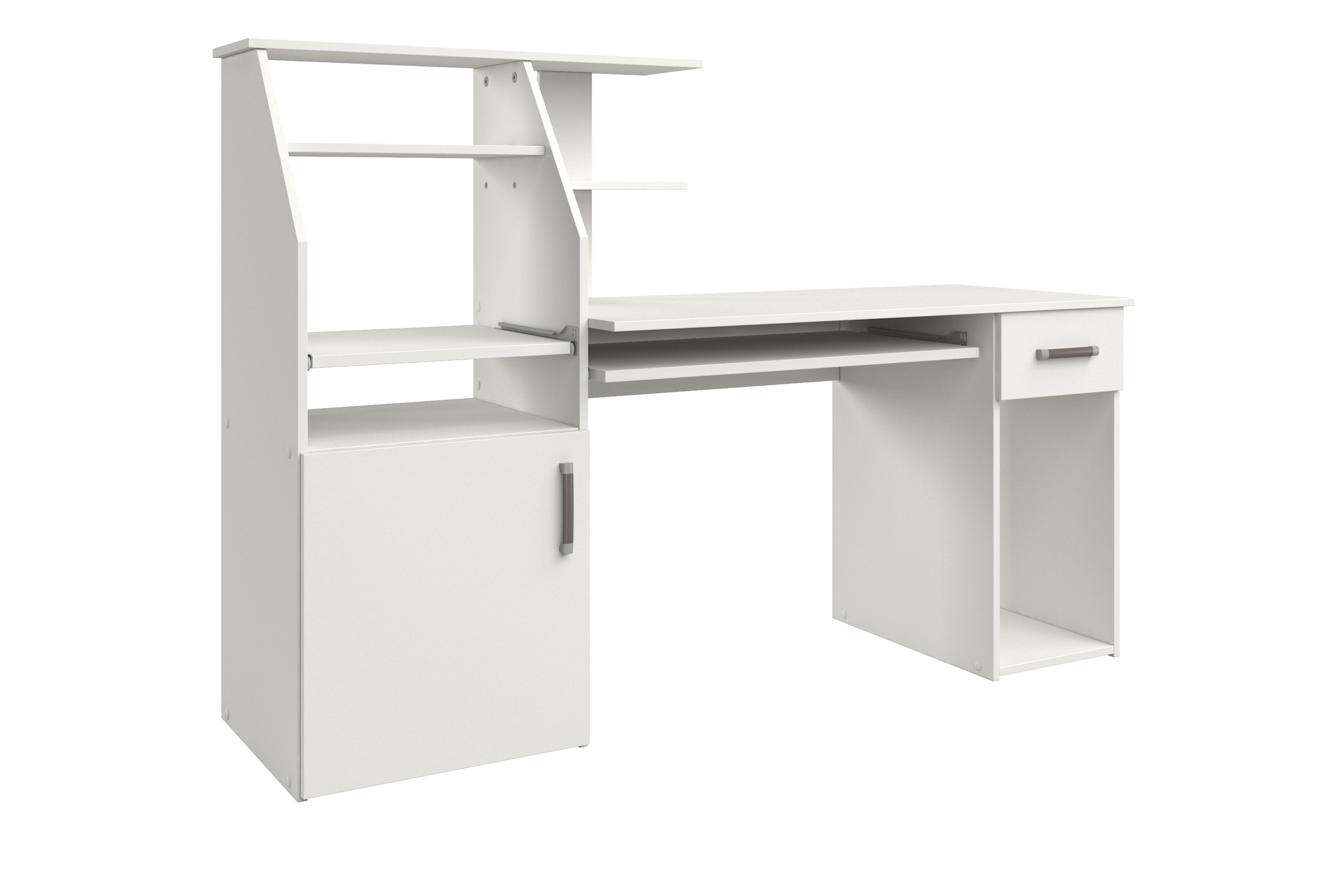 VOGL Möbelfabrik Schreibtisch »Don«, mit Tastatur- & Druckerauszug, Breite 137,5 cm, Made in Germany