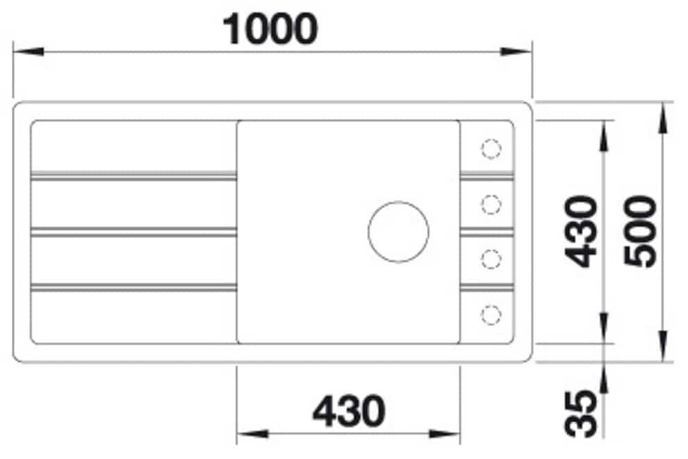Blanco Granitspüle »FARON XL 6 S« 1 Stk. tlg. erhältlich in mehreren Farben
