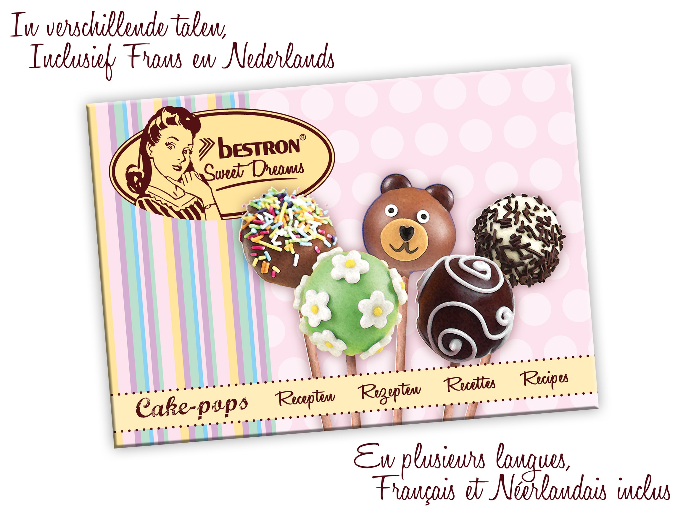 Weihnachts-Shop Dreams«, bestron Antihaftbeschichtung, Rosa kaufen im - »DCPM12 700 OTTO Cakepop-Maker Design, Sweet W, Retro