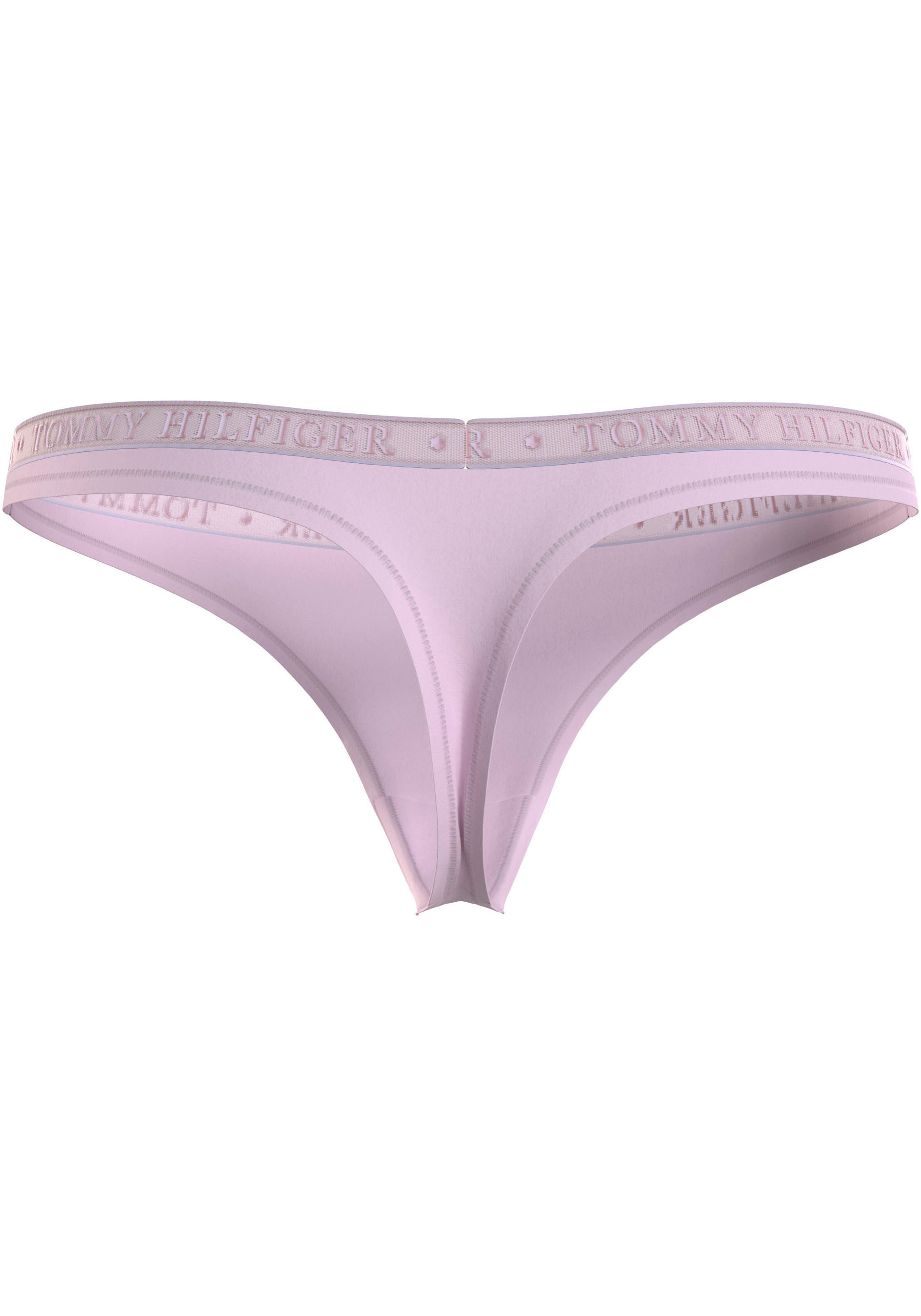 Tommy Hilfiger Underwear Slip »LACE 3P THONG (EXT SIZES)«, (Packung, 3er-Pack), mit Tommy Hilfiger Logobund