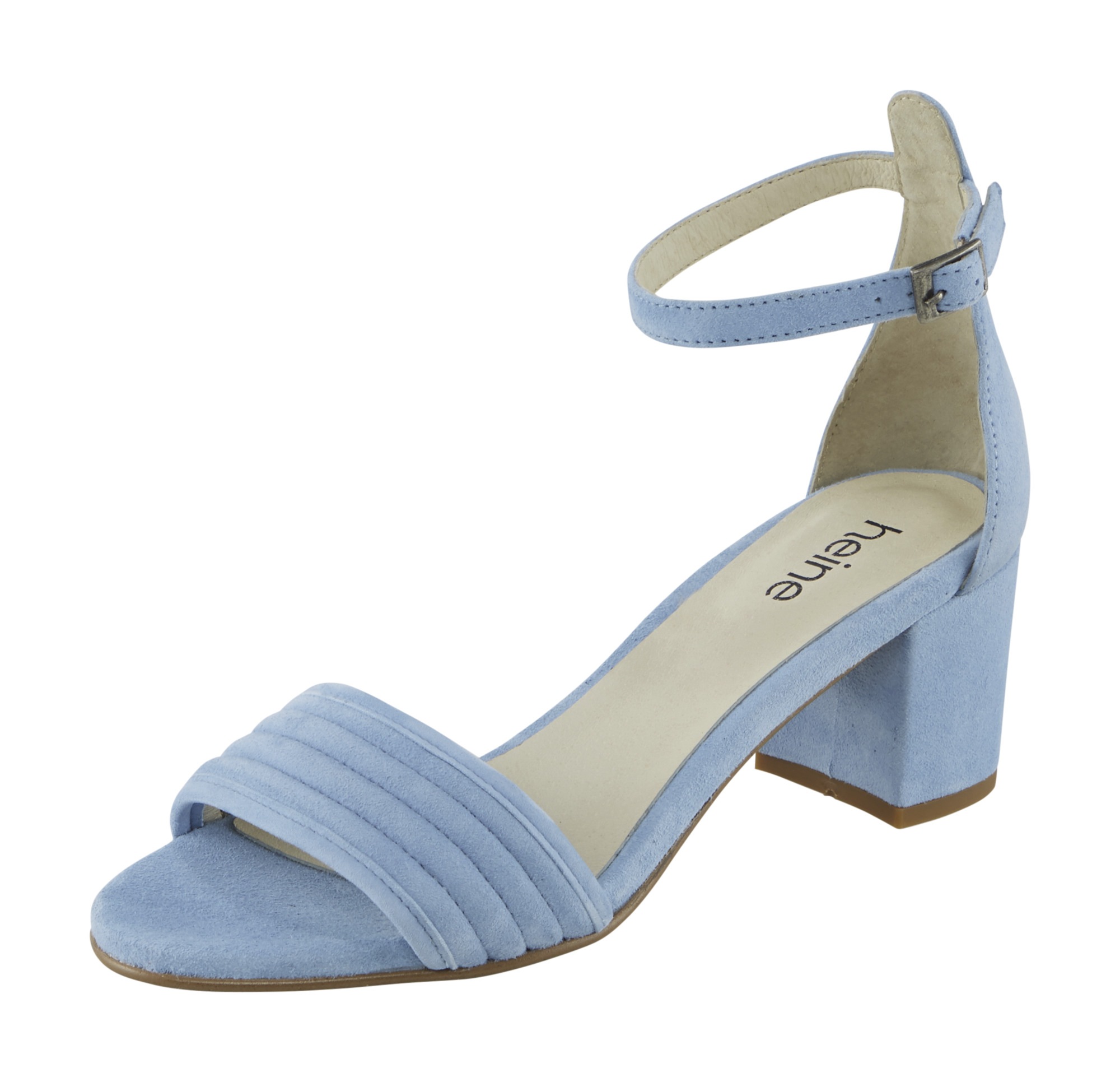 Sandalette aus Veloursleder