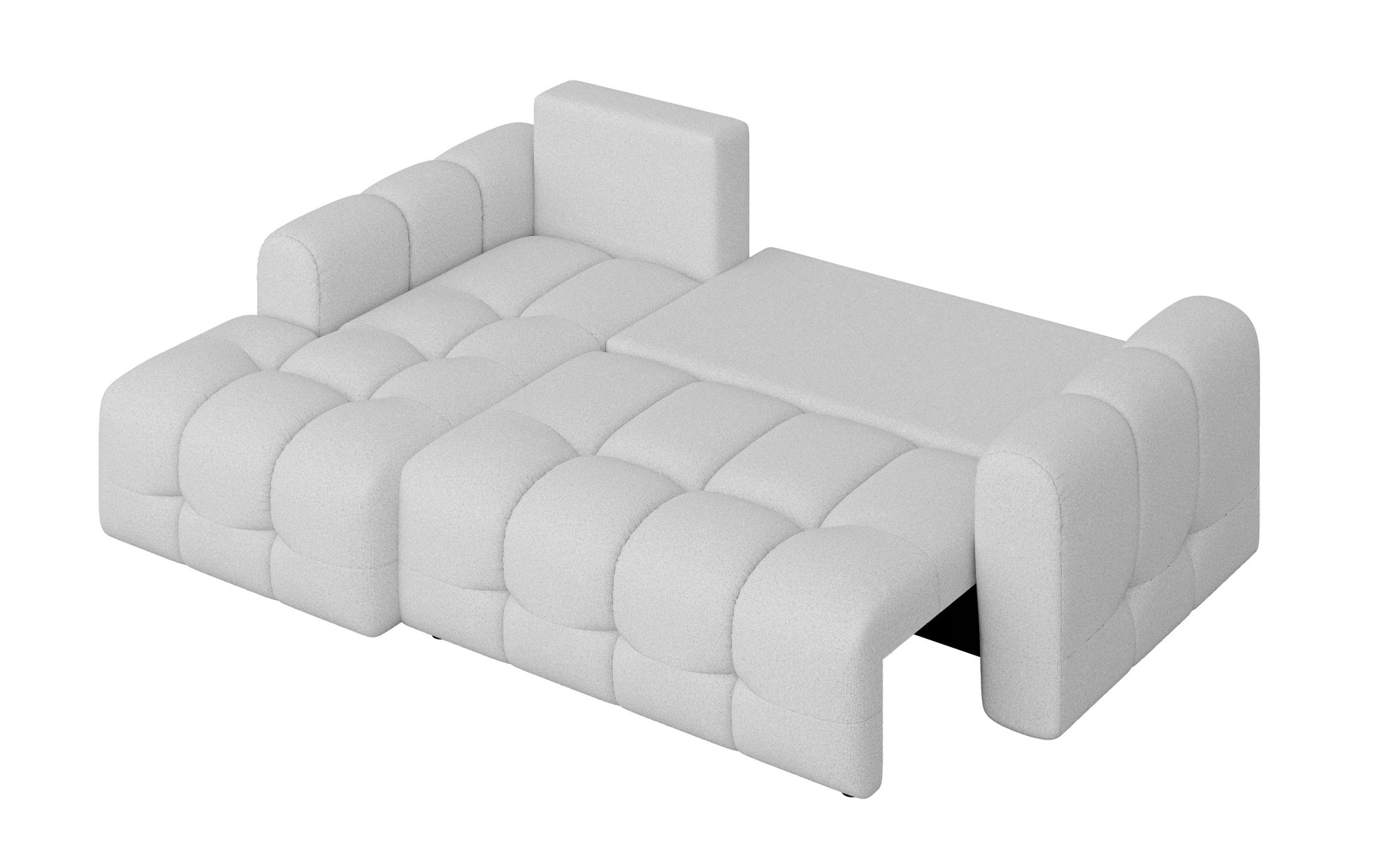 INOSIGN Ecksofa »Manilla, wahlweise mit Bettfunktion, B/T/H 265/170/91 cm«, L-Form mit Recamiere rechts/links bestellbar, Wellenunterfederung