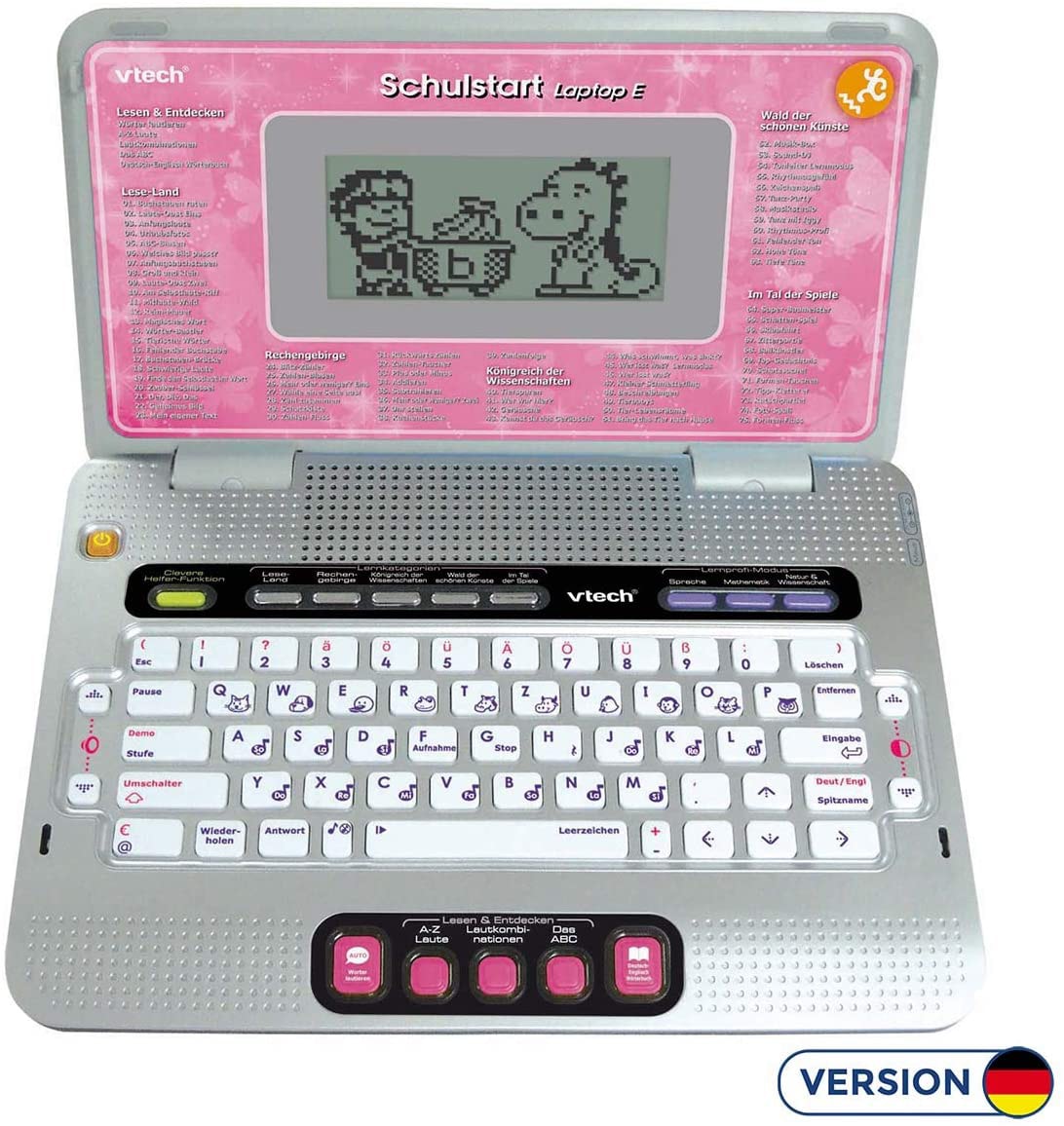 Vtech® Kindercomputer »School & Go, Genio Lernlaptop XL pink«