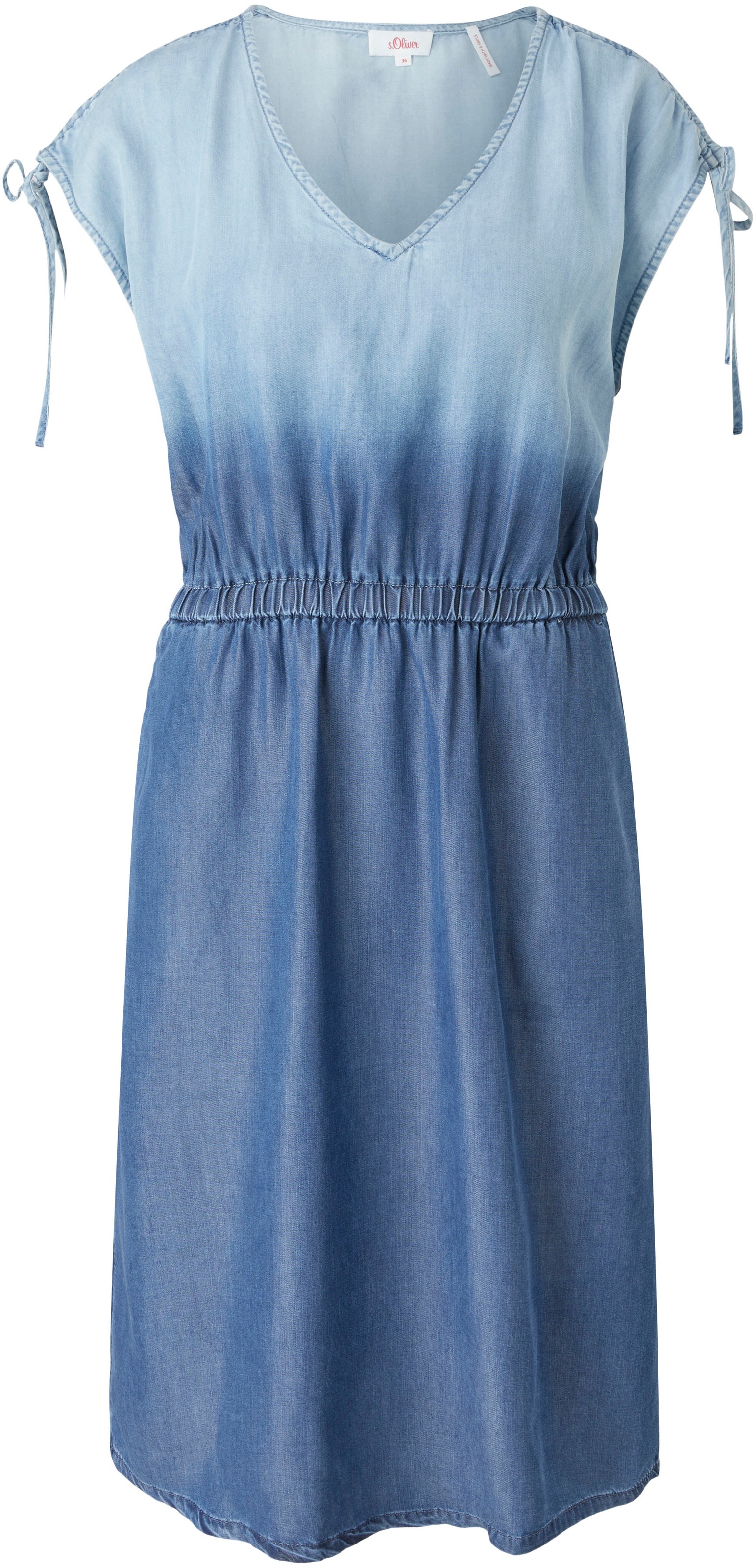s.Oliver Jeanskleid, mit Farbverlauf in Dip Dyed Optik