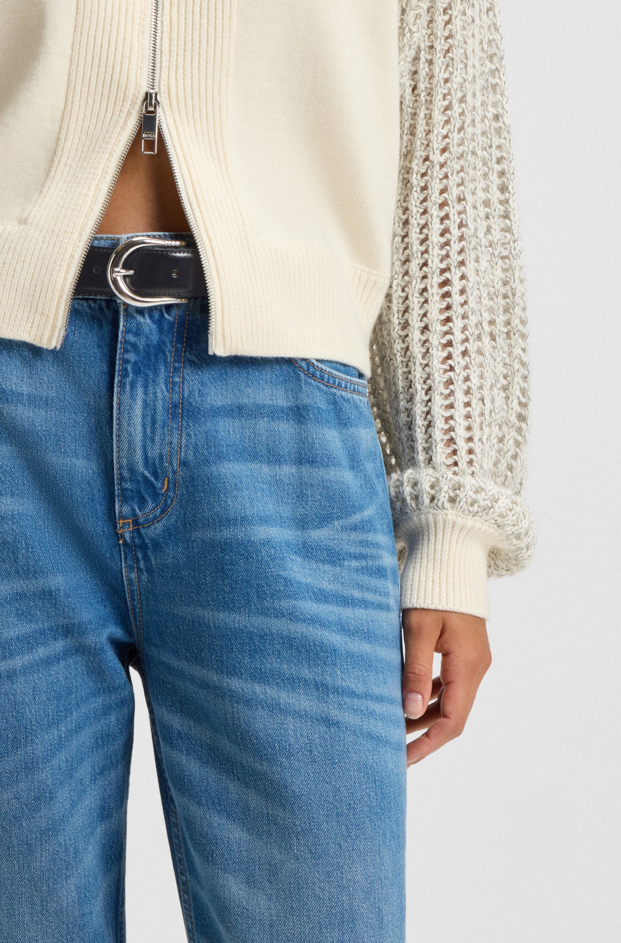 BOSS Ledergürtel »Carol-St Sz30«, in Italien gefertigt