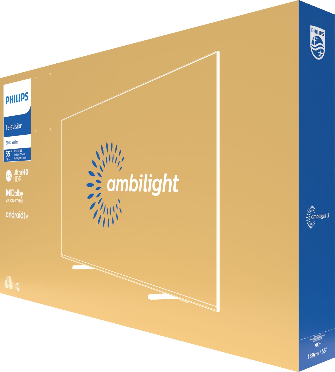 Philips LED-Fernseher »65PUS8007/12«, 4K Ultra HD, Android TV-Smart-TV