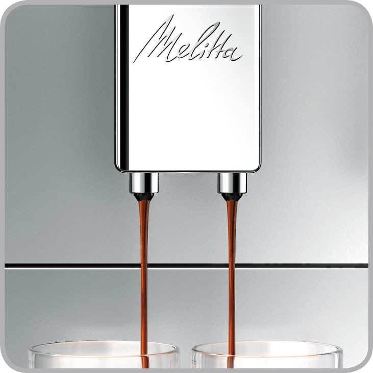 Melitta Kaffeevollautomat »Solo® & Perfect Milk E 957-201, schwarz«, Café crème&Espresso per One Touch, Milchsch&heiße Milch per Drehregler