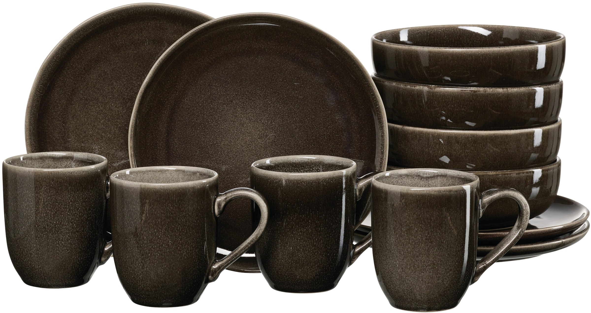 Ritzenhoff & Breker Frühstücks-Geschirrset »Eda« aus Steingut für 4 Personen