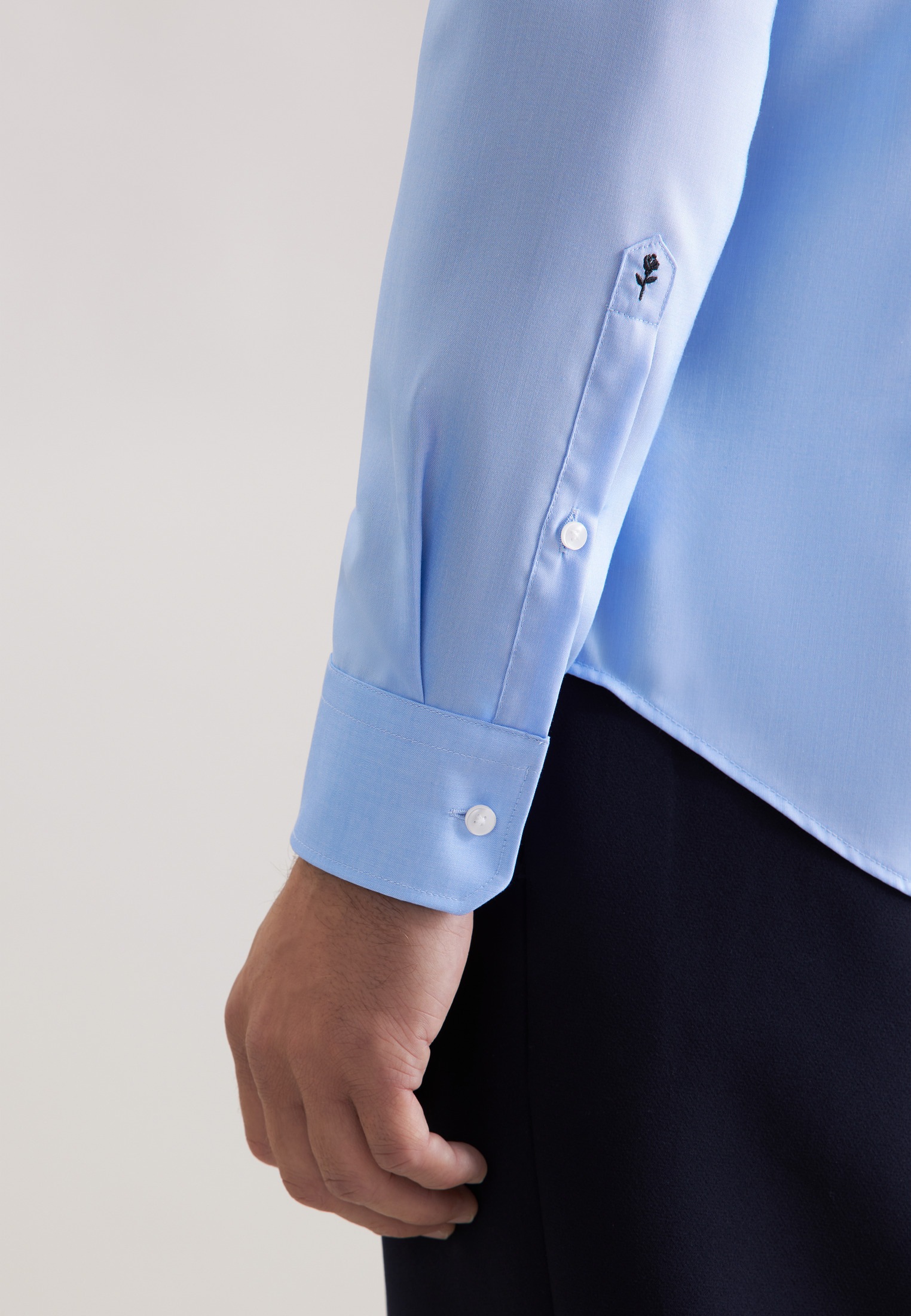 seidensticker Businesshemd »Schwarze Rose« X-Slim 1/1 Kentkragen Uni