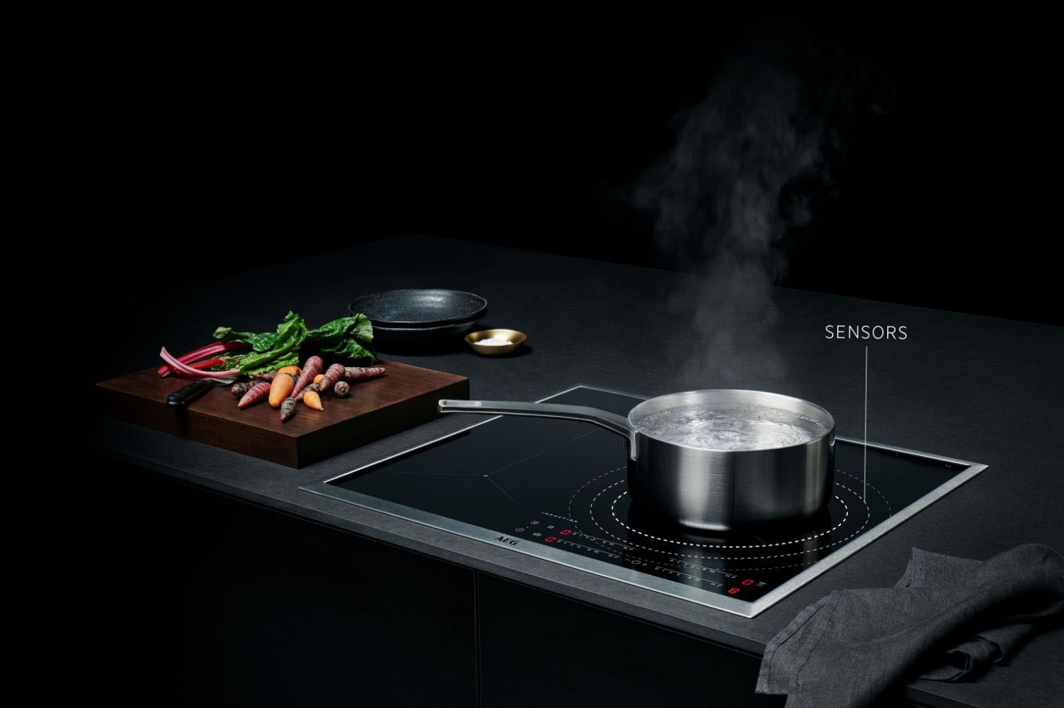 AEG Induktions-Kochfeld »IAE84411XB«, SenseBoil - Überkochschutz