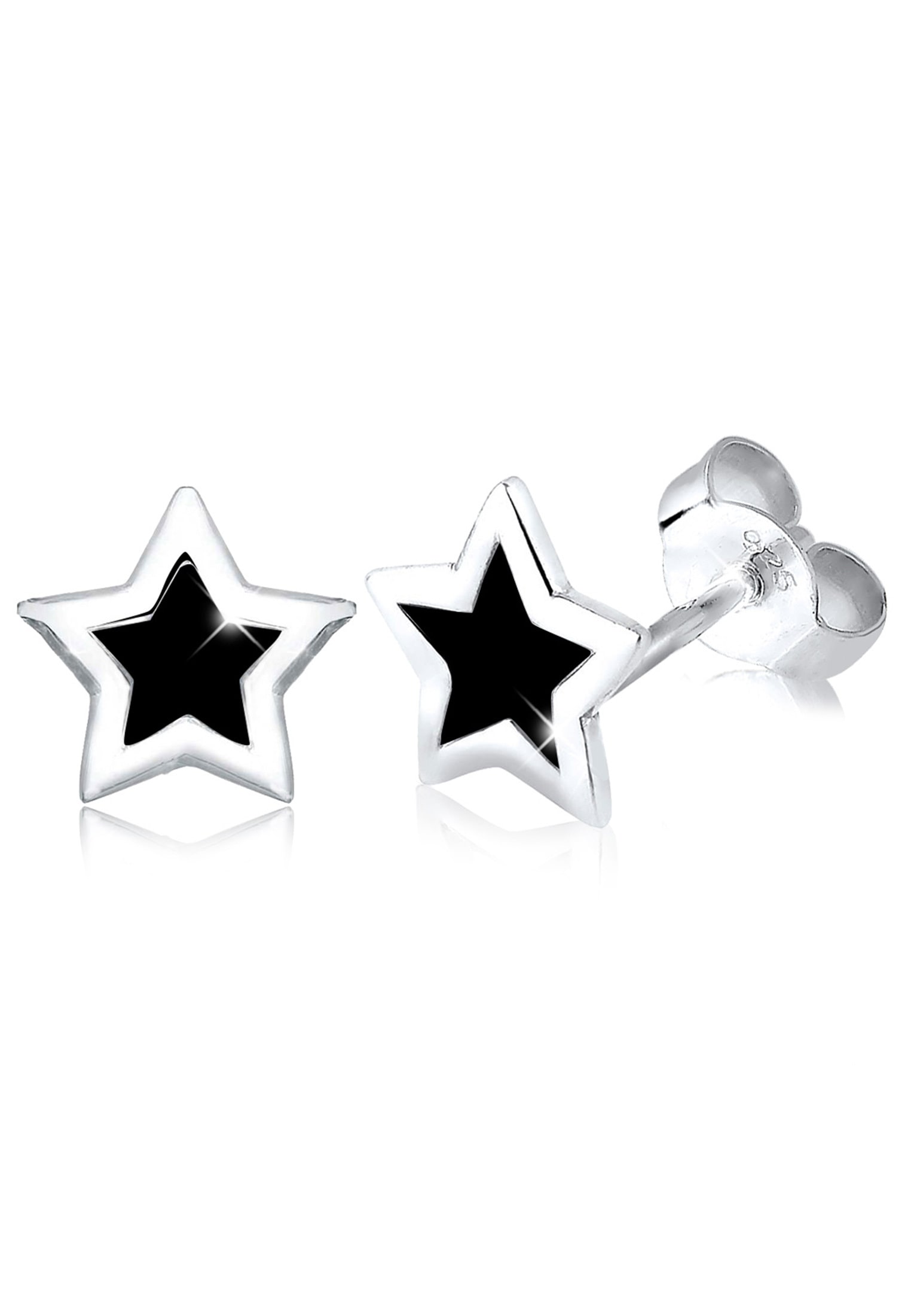 Elli Paar Ohrstecker »Ohrringe Stecker Stern Trend Astro 925 Silber«