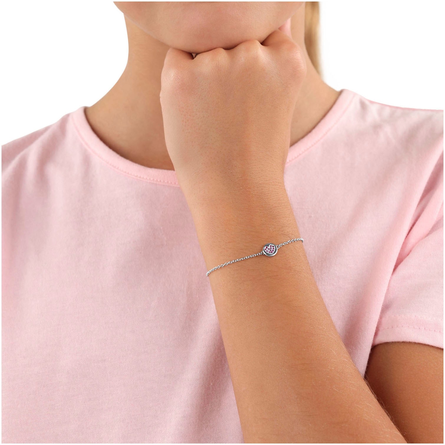 Prinzessin Lillifee Armband »Herz, 2037924«, mit Zirkonia (synth.)