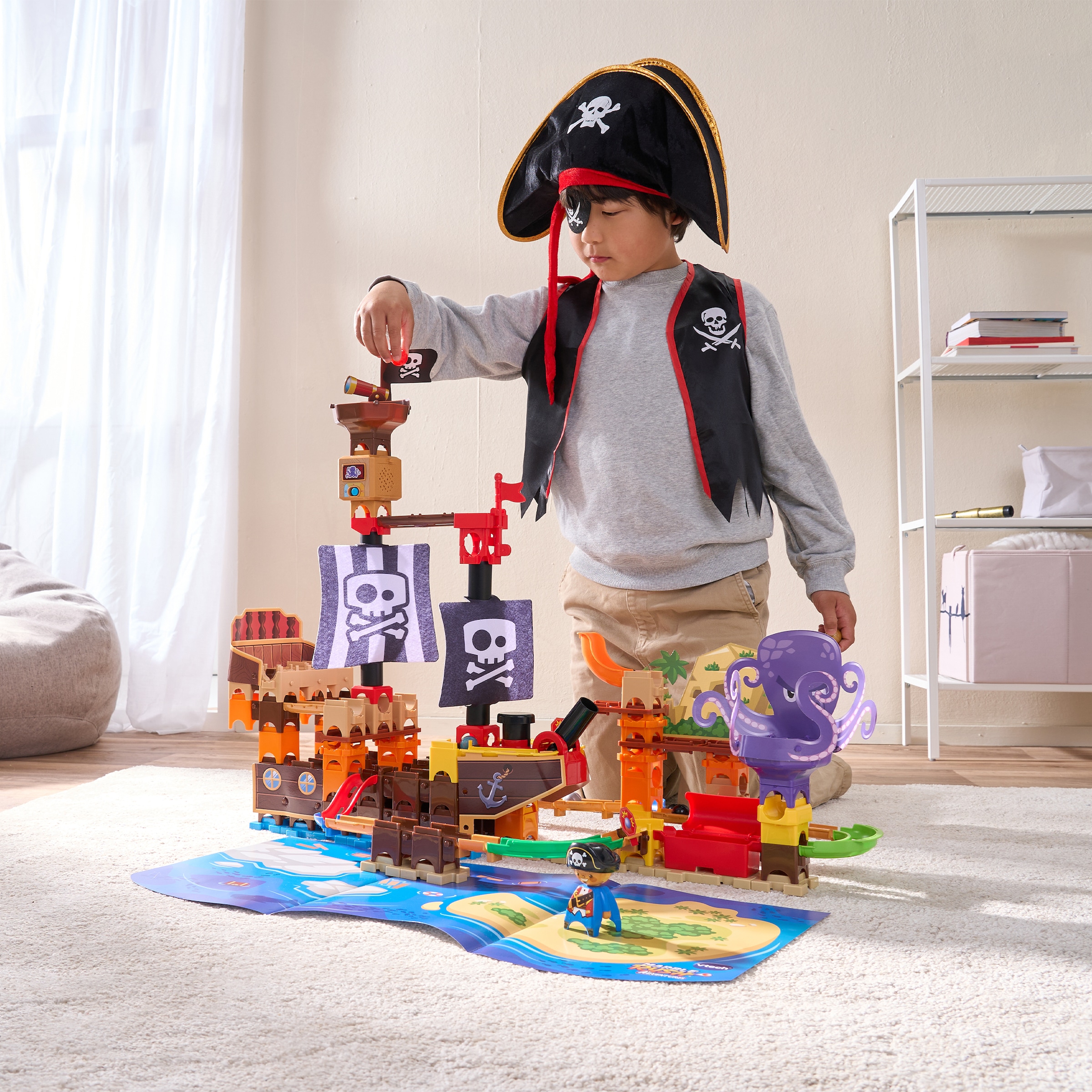 Vtech® Kugelbahn »Marble Rush - Piratenschiff Set« mit Sound