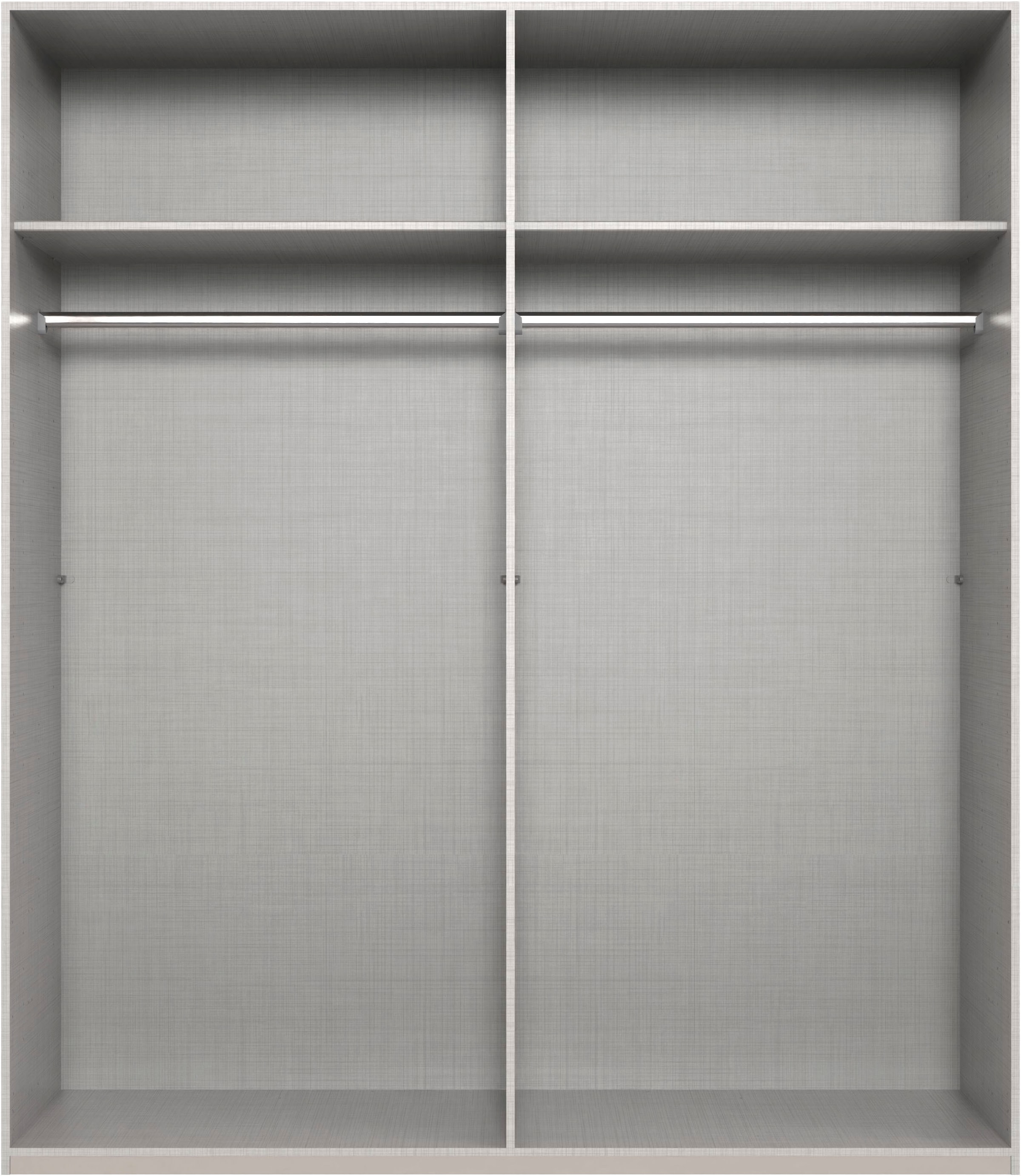 Wimex Kleiderschrank »Mugano,in 8 Breiten,3 Höhen,2 Tiefen, viele Farben, Made in Germany«, (in Basic oder Premium Ausstattung mit 2 weiteren Einlegeböden), mit langen oder kurzen Griffen aus Metall, mit oder ohne Spiegel