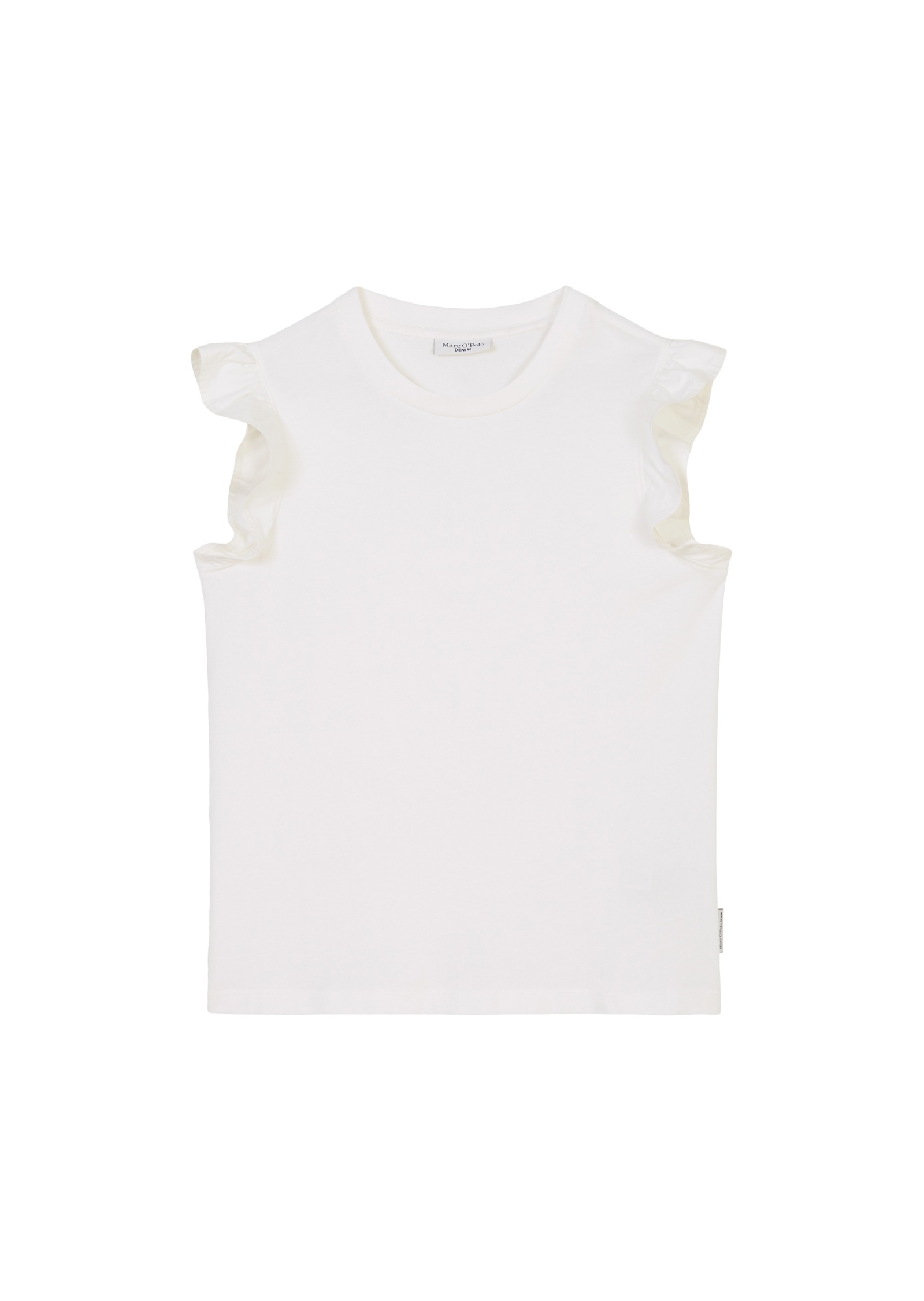 Marc O'Polo DENIM Shirttop, Mit angesagten Ärmel-Volants