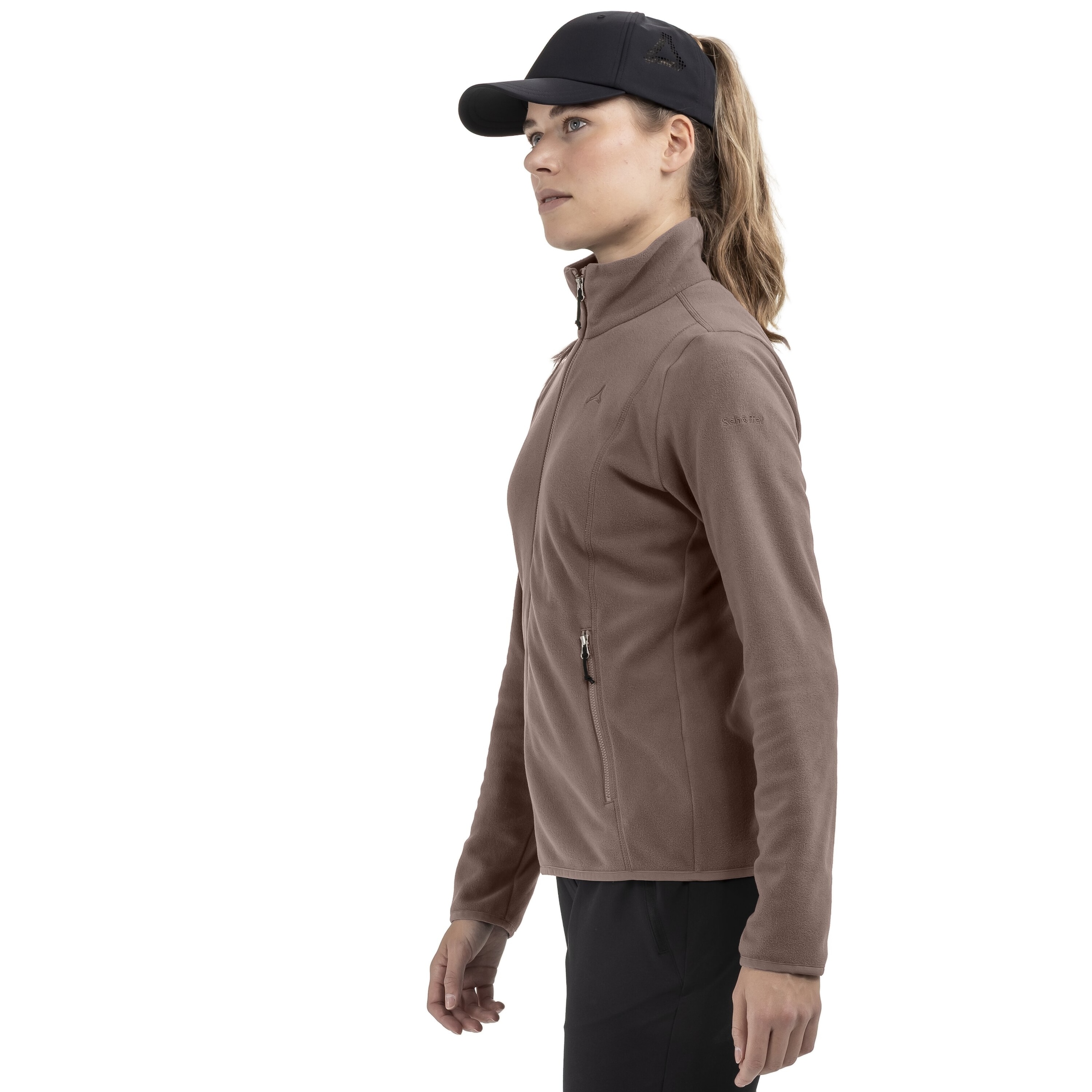 Schöffel Fleecejacke »Fleece Jk Style Ash WMS« sportlicher Stil mit Logostickerei, wärmendes Material