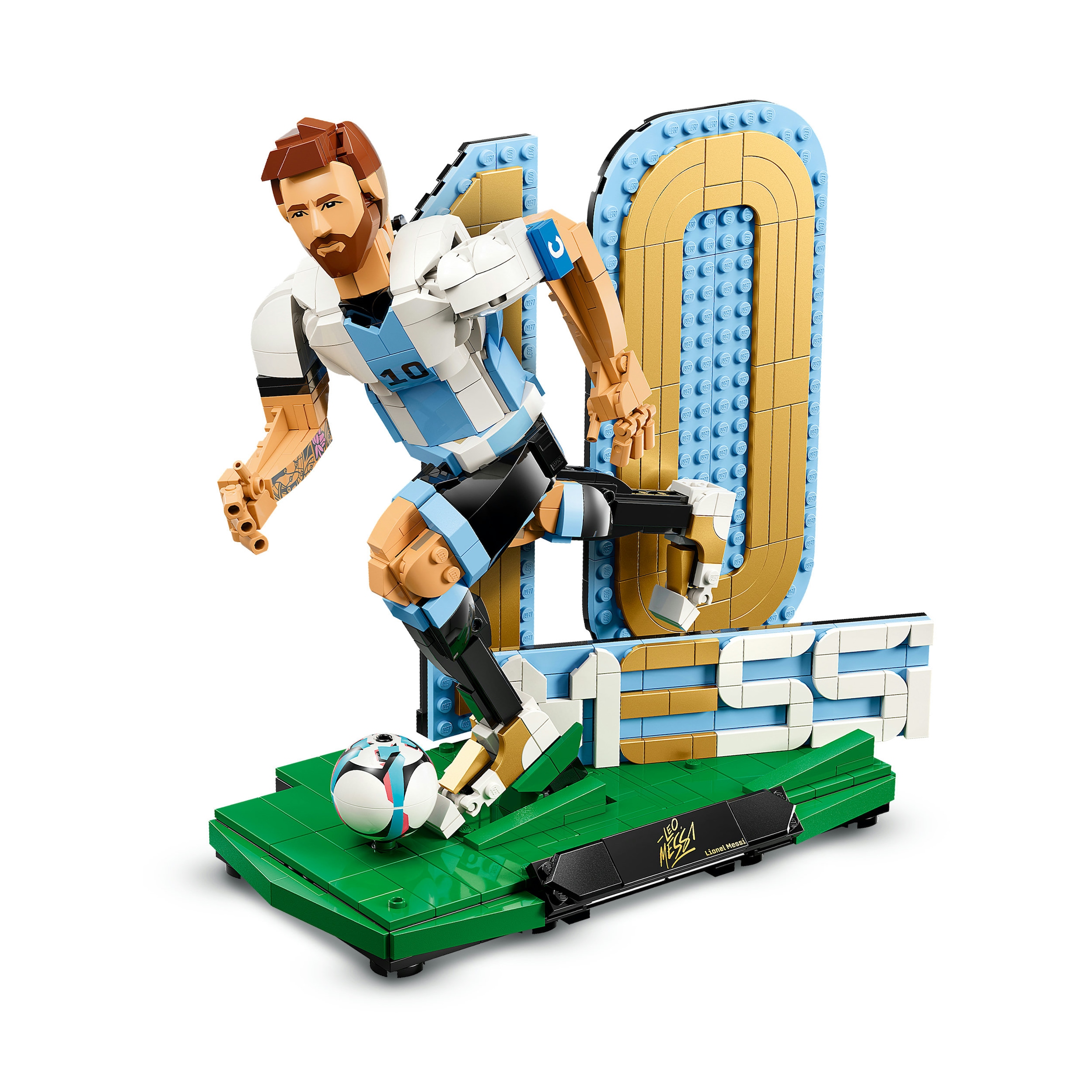 LEGO® Konstruktionsspielsteine »Lionel Messi – Fußballlegende (43015), LEGO Editions Football«