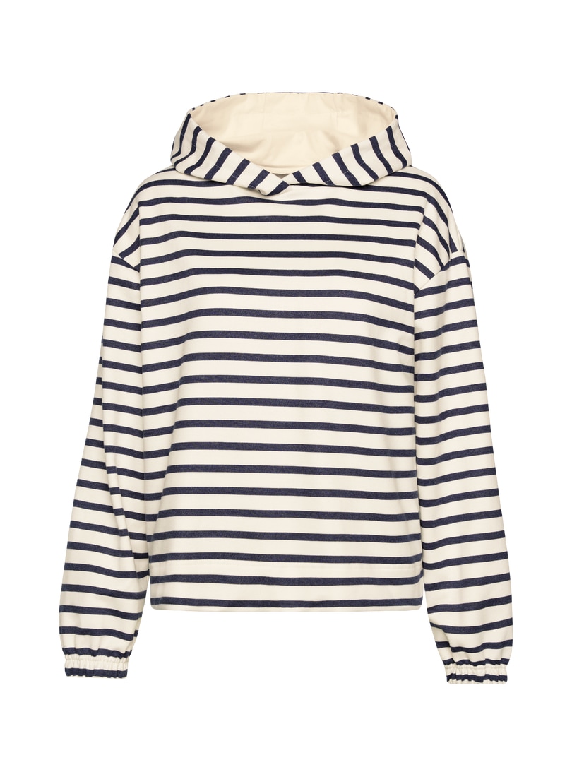 Trigema Kapuzensweatshirt »TRIGEMA Hoodie mit Ringelmuster«