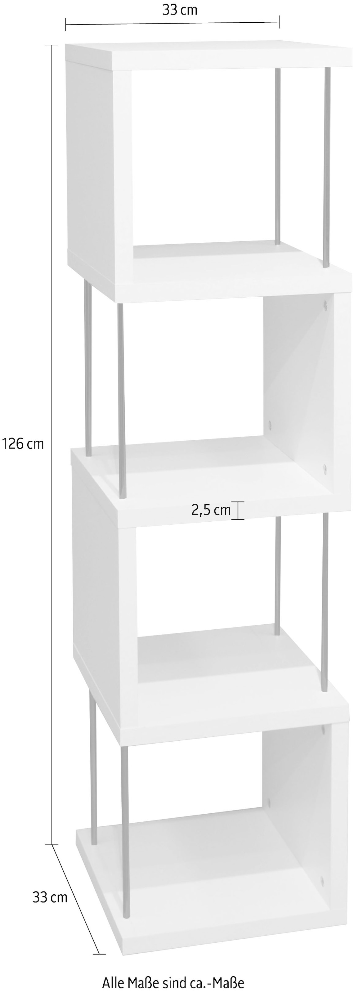 Mäusbacher Standregal »Big System Office«, Breite 33 cm