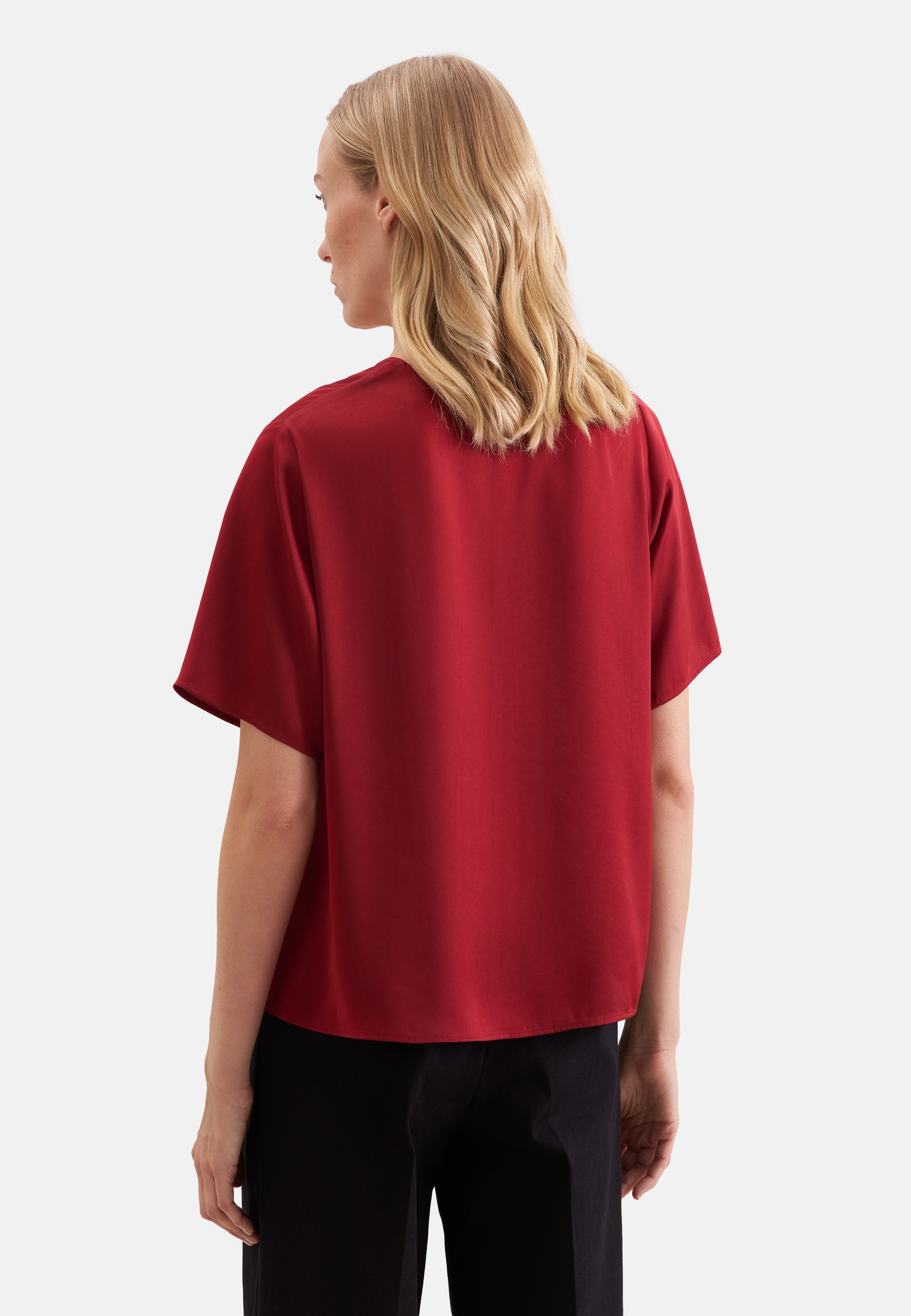 seidensticker Klassische Bluse Tunika Uni