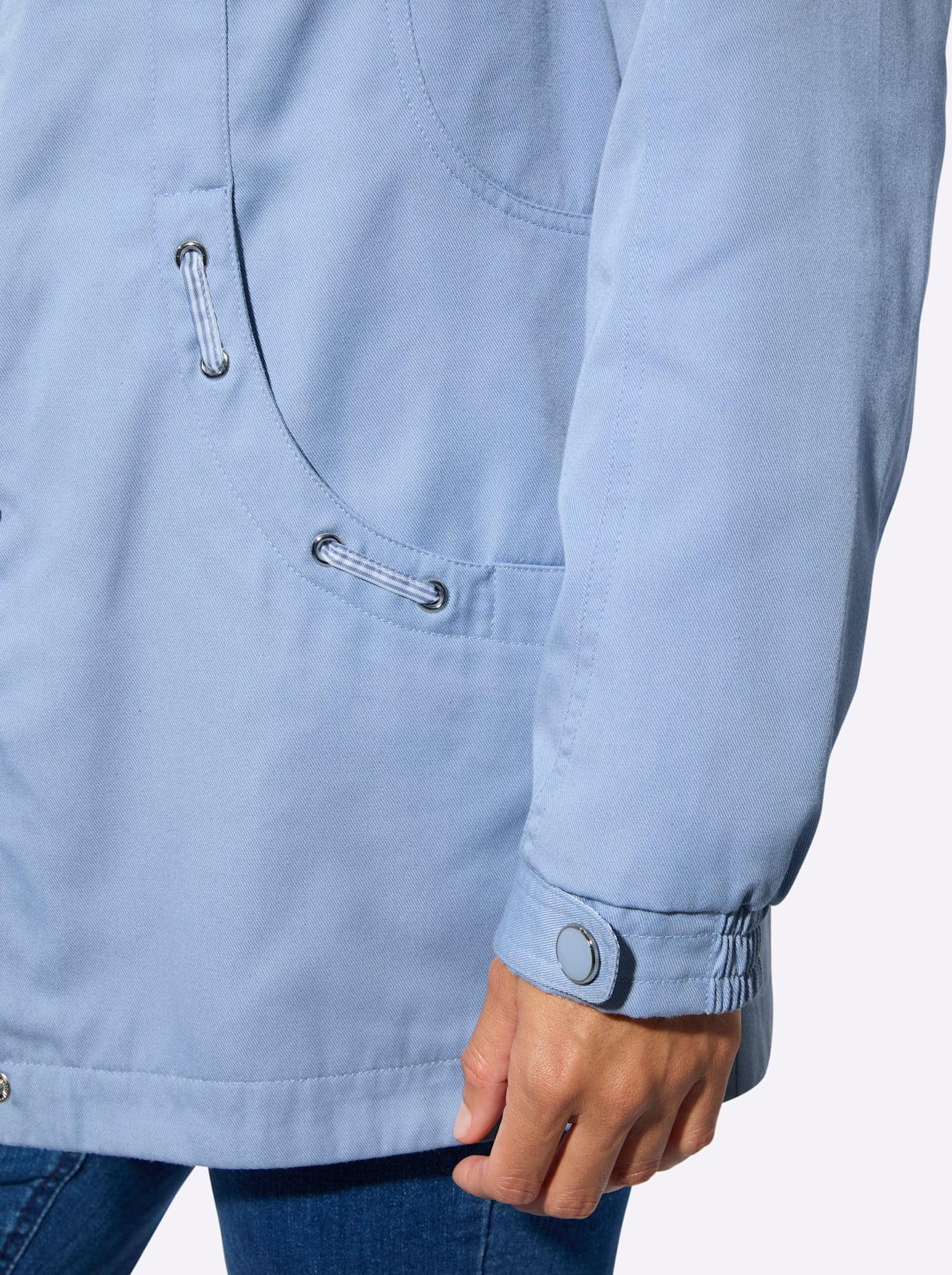 Casual Looks Canvasjacke ohne Kapuze