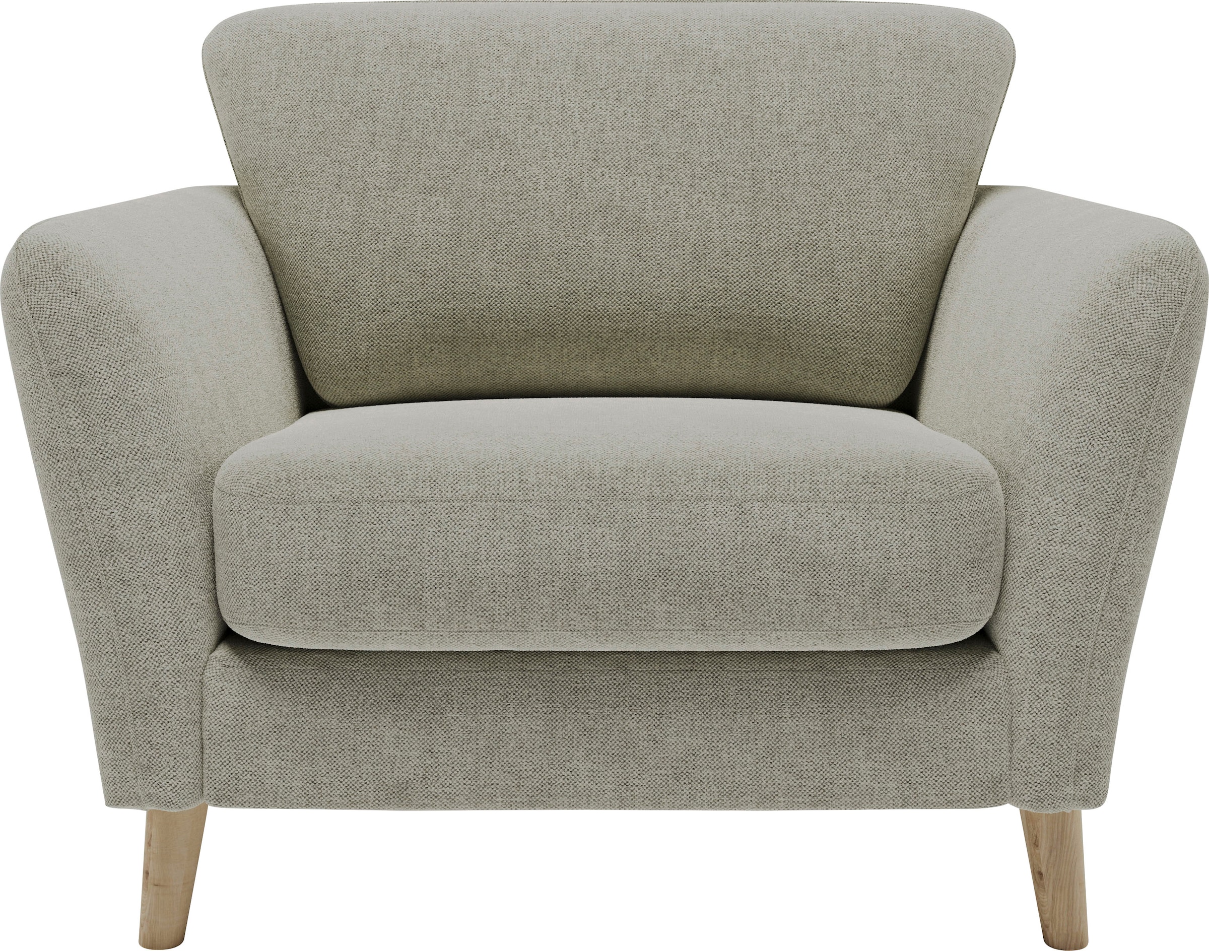 Home affaire Sessel »MARSEILLE« Massivholzbeine Eiche, Landhausstil, Wellenunterfederung