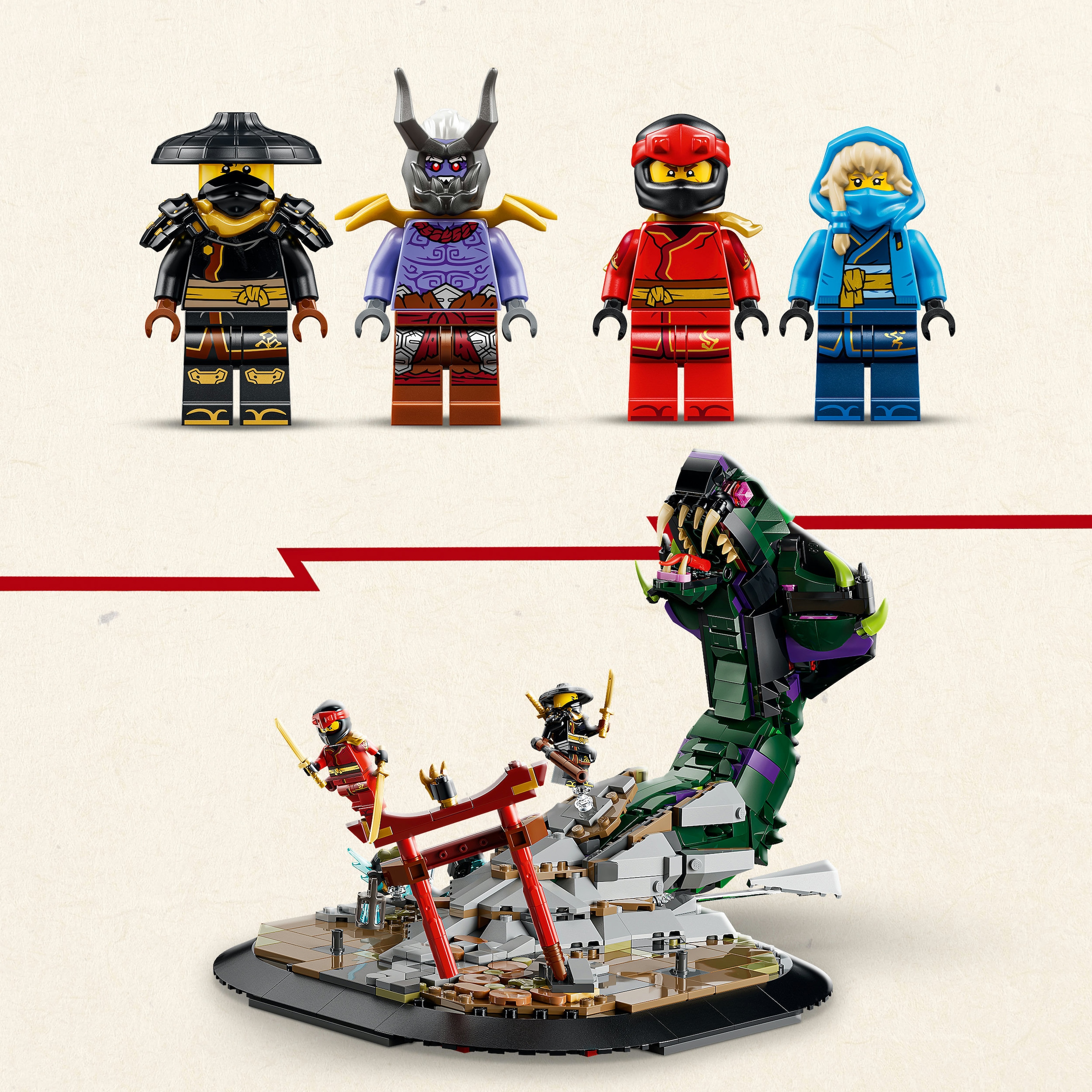 LEGO® Konstruktionsspielsteine »Duell mit dem Ultradrachen (71872), LEGO Ninjago« Made in Europe