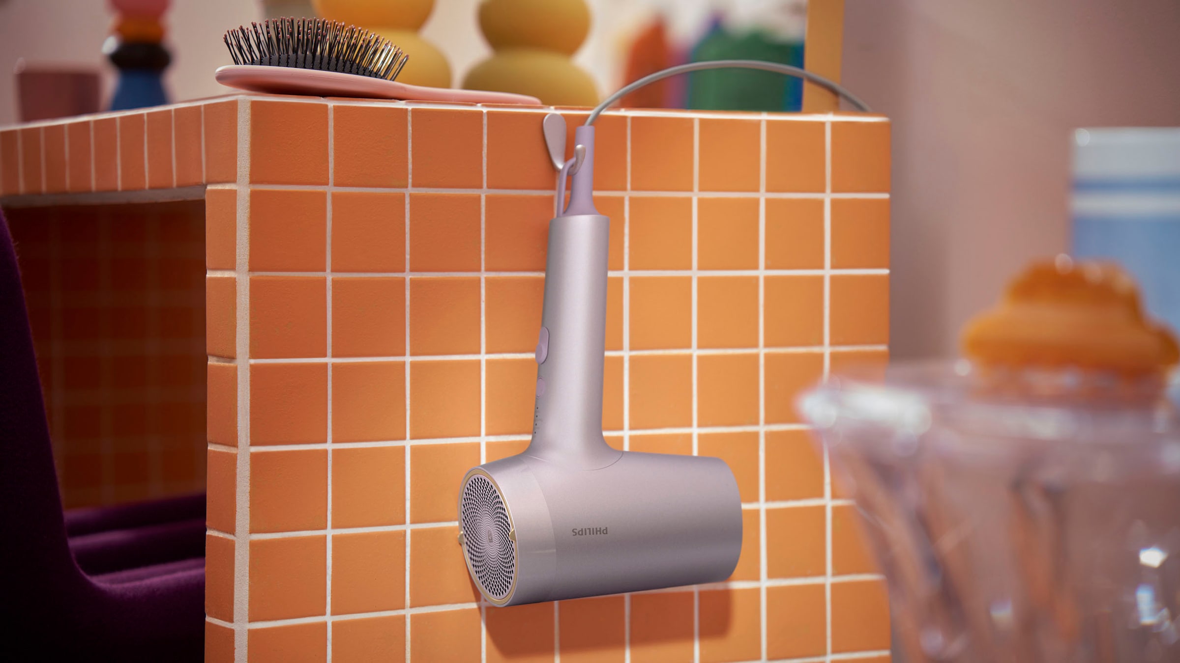 Philips Haartrockner »Serie 7000 BHD723/10«, 1800 W, 2 Aufsätze, mit ThermoShield Advanced, 4 Hitze- und 2 Geschwindigkeitsstufen