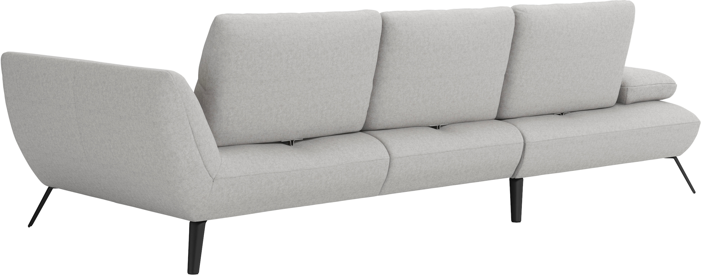 Places of Style Ecksofa »Mikado L-Form«, inkl. Sitztiefenverstellung und Armteilverstellung