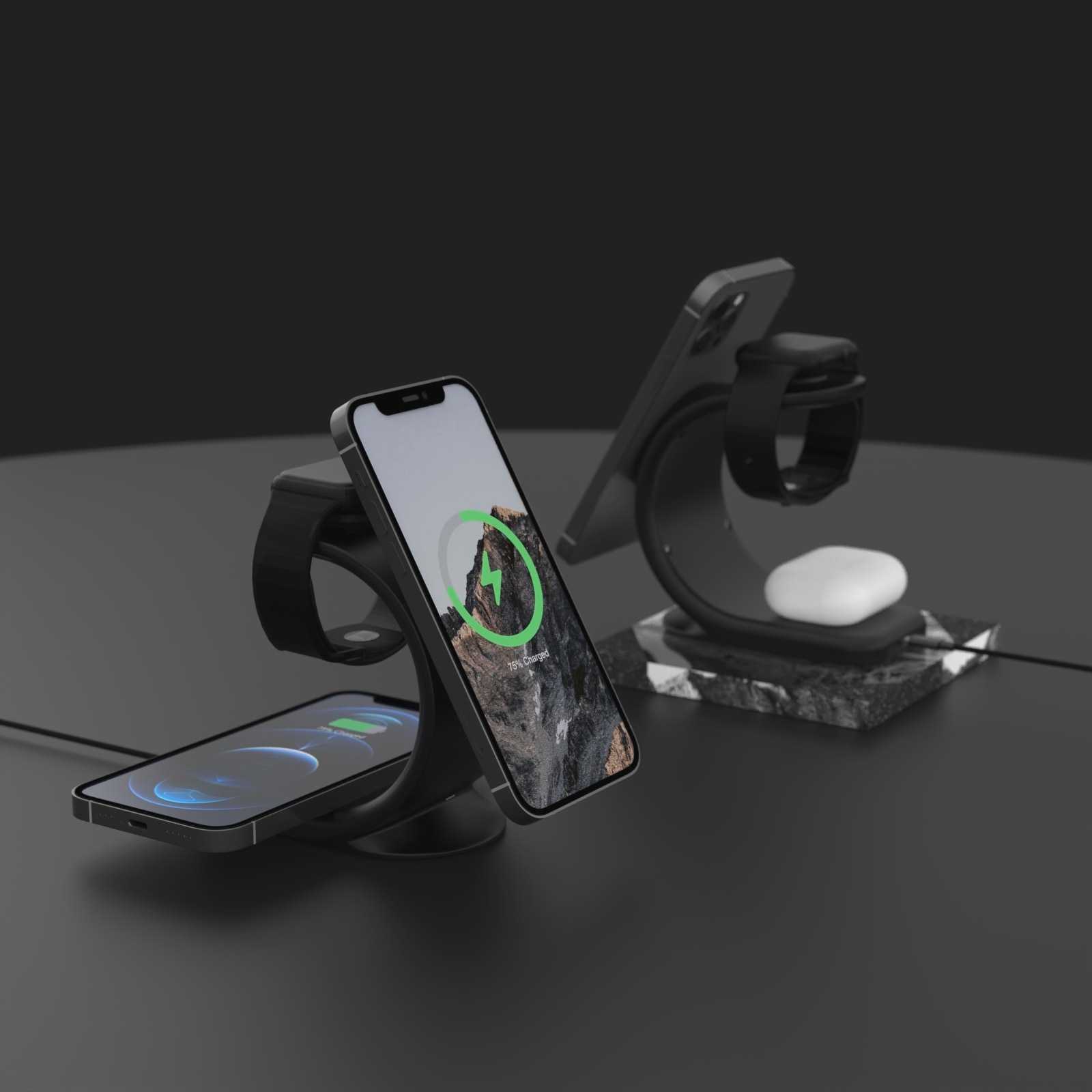 Vinnic Wireless Charger »CHOMO 3-in-1 Magnetic Wireless Charging Dock«