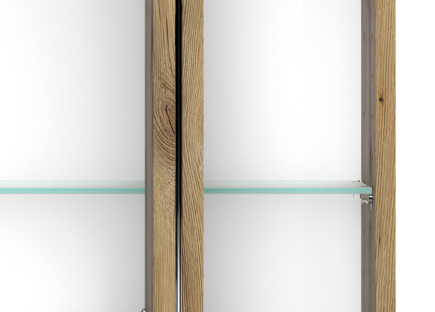 welltime Badezimmerspiegelschrank »CABO, gedämpfte Scharniere« Rundumsicht, dank besonderer Klapptechnik