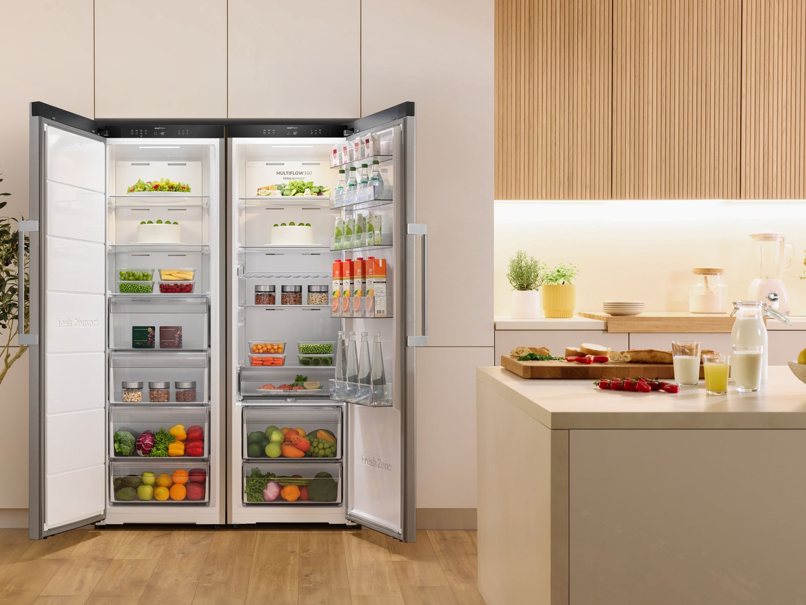 GORENJE Gefrierschrank NoFrost »FNC618C6XWF« 185,6 cm hoch 59,5 cm breit Perfect KitchenFit - passt sich in die Küchennische an