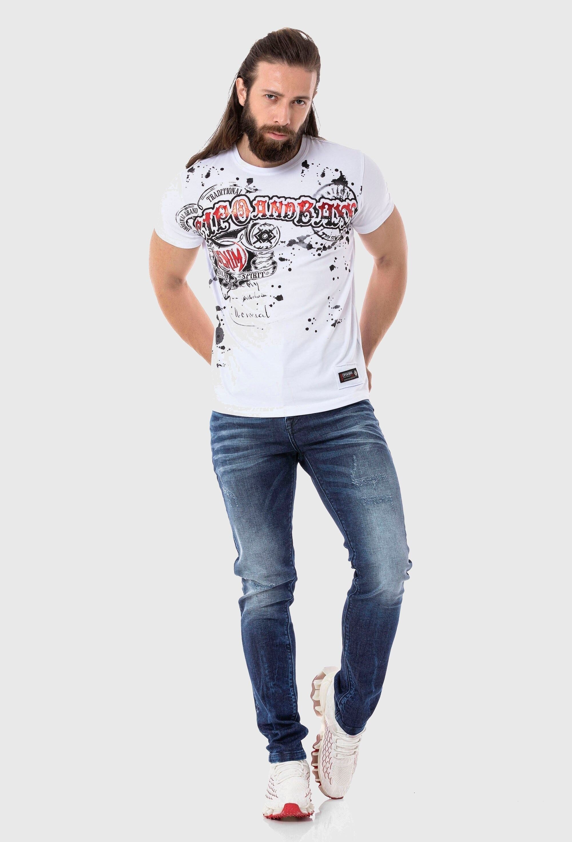 Cipo & Baxx 5-Pocket-Jeans »Cipo & Baxx Hose« mit moderner Waschung