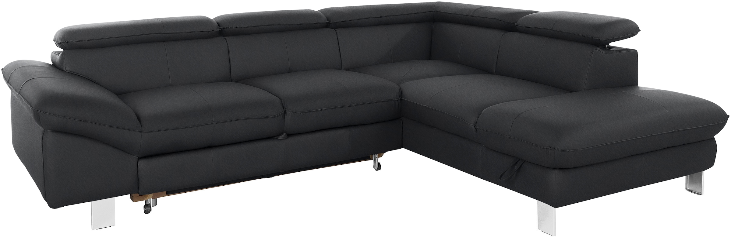 COTTA Ecksofa »Driver L-Form«, mit Kopfteilverstellung, wahlweise mit Bettfunktion & Bettkasten