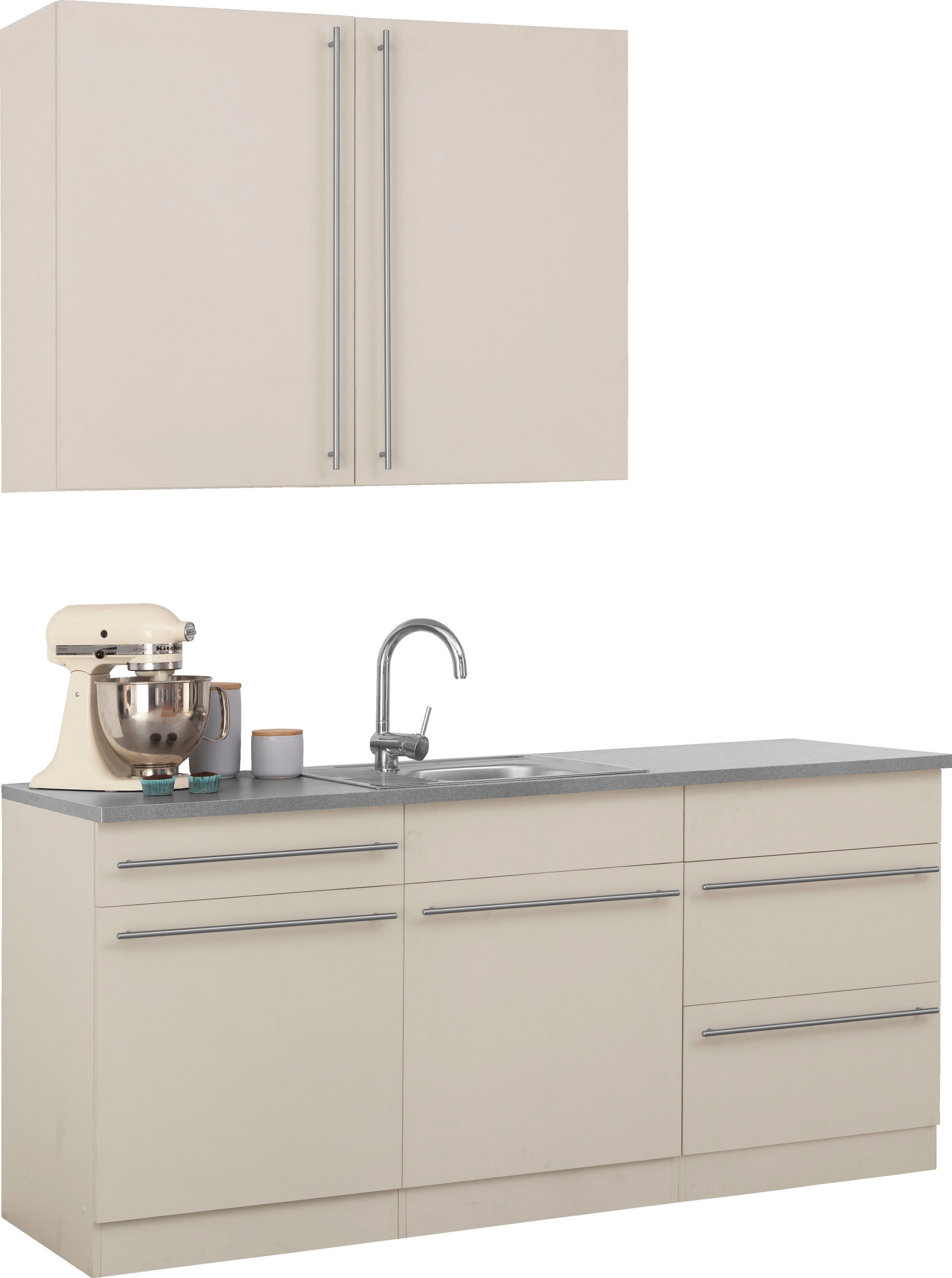 wiho Küchen Küche »Chicago« wahlweise mit E-Geräten, Breite 180 cm