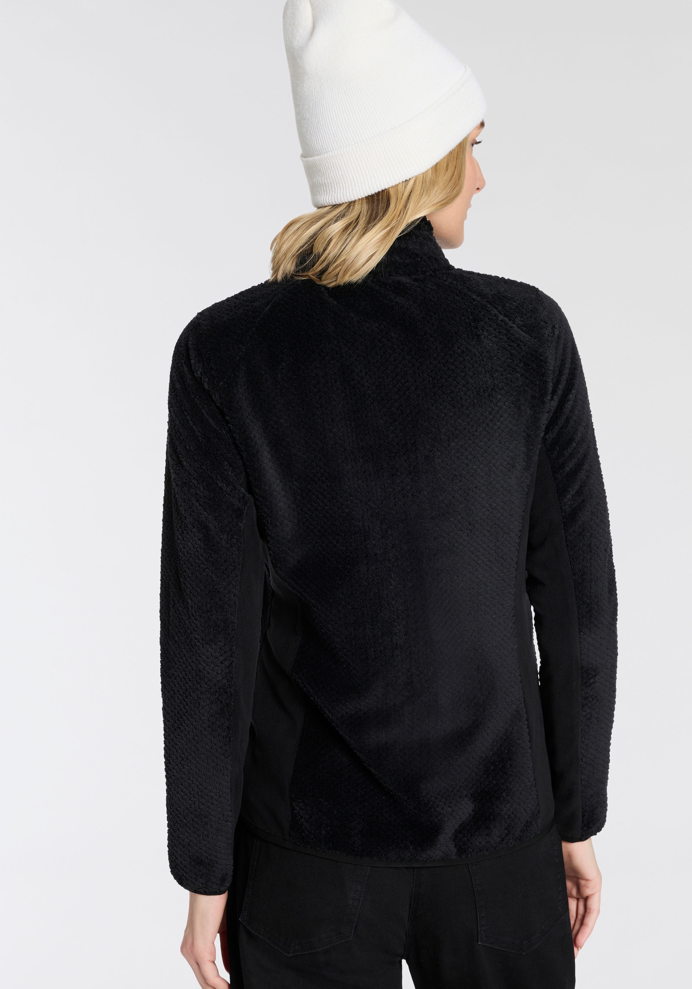 Killtec Fleecejacke »KOW 6 WMN KNTFLC JCKT« Übergangsjacke, windabweisend, mit Stehkragen