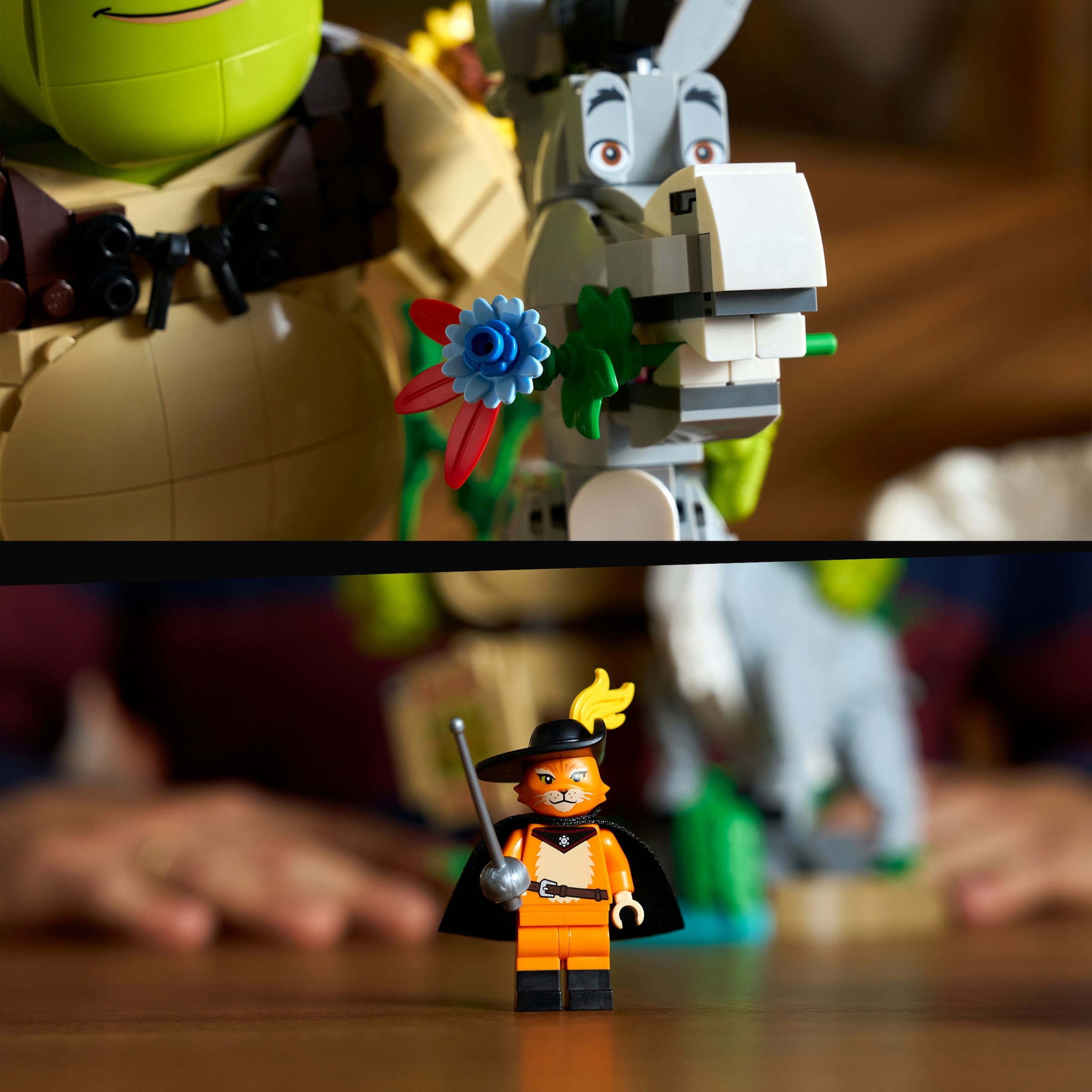 LEGO® Konstruktionsspielsteine »Shrek, Esel und Der Gestiefelte Kater (72423), LEGO Shrek« Made in Europe