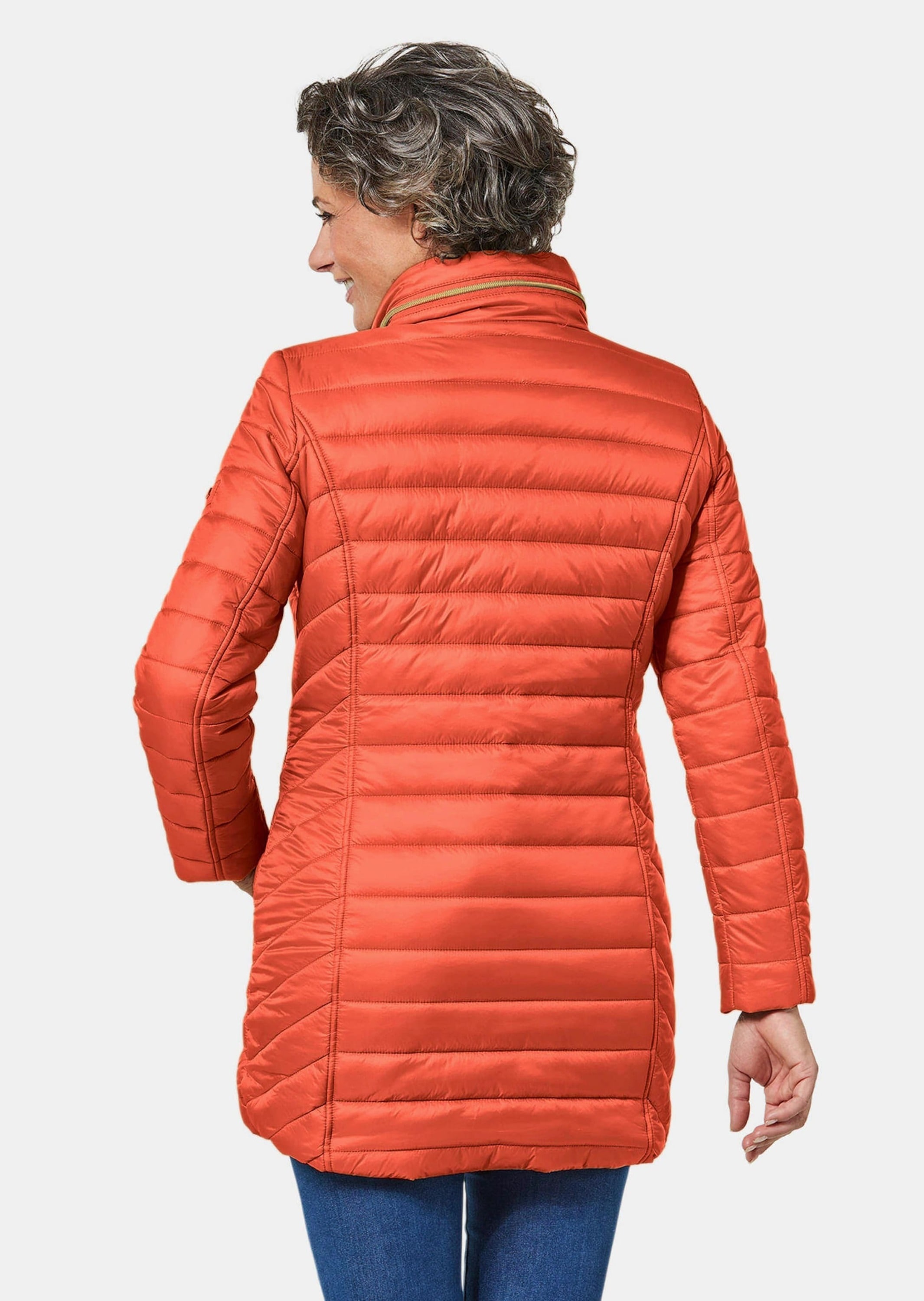 GOLDNER Kurzjacke »Figurschmeichelnde, leichte Longsteppjacke«