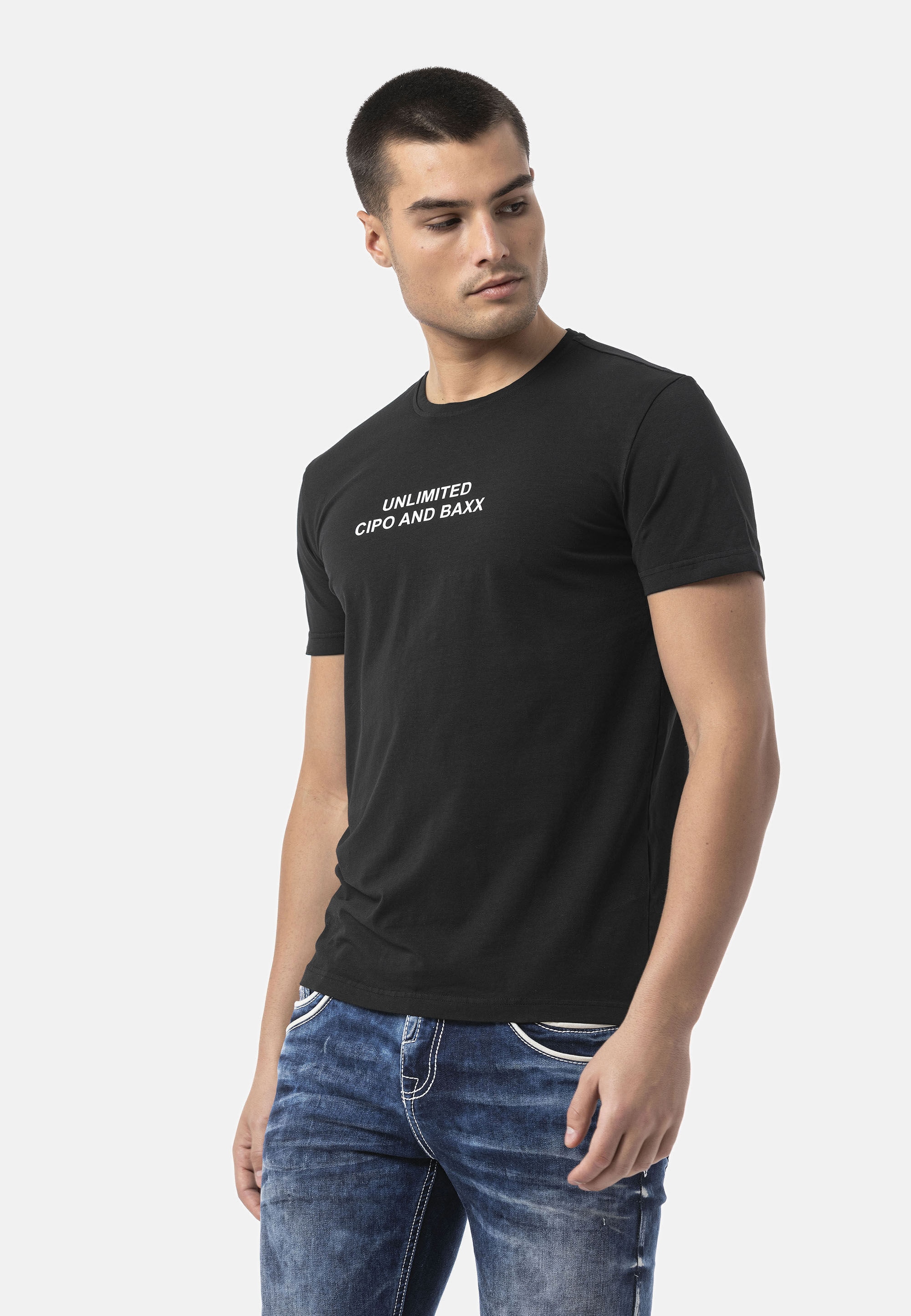 Cipo & Baxx T-Shirt »CT827« in Regular Fit