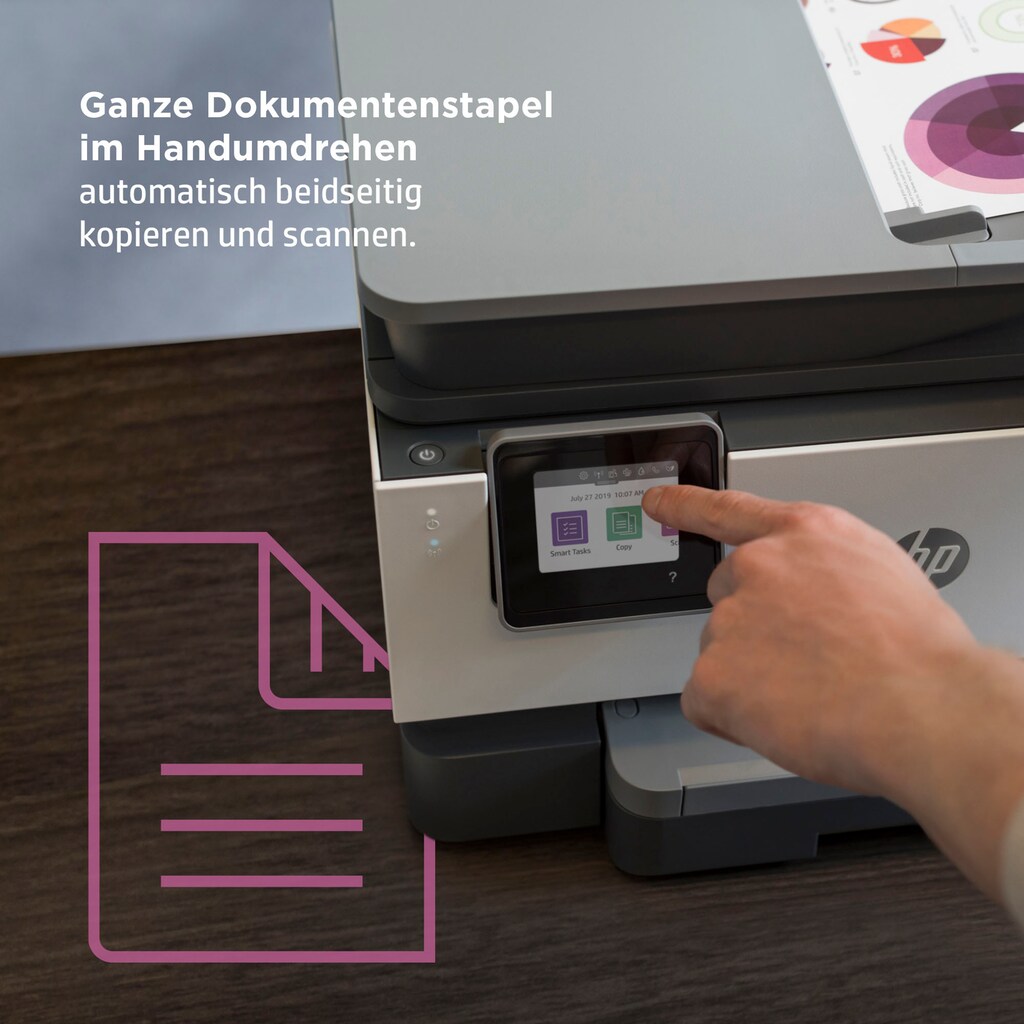 HP Multifunktionsdrucker »OfficeJet Pro 9012e«, 6 Monate gratis Drucken mit HP Instant Ink inklusive