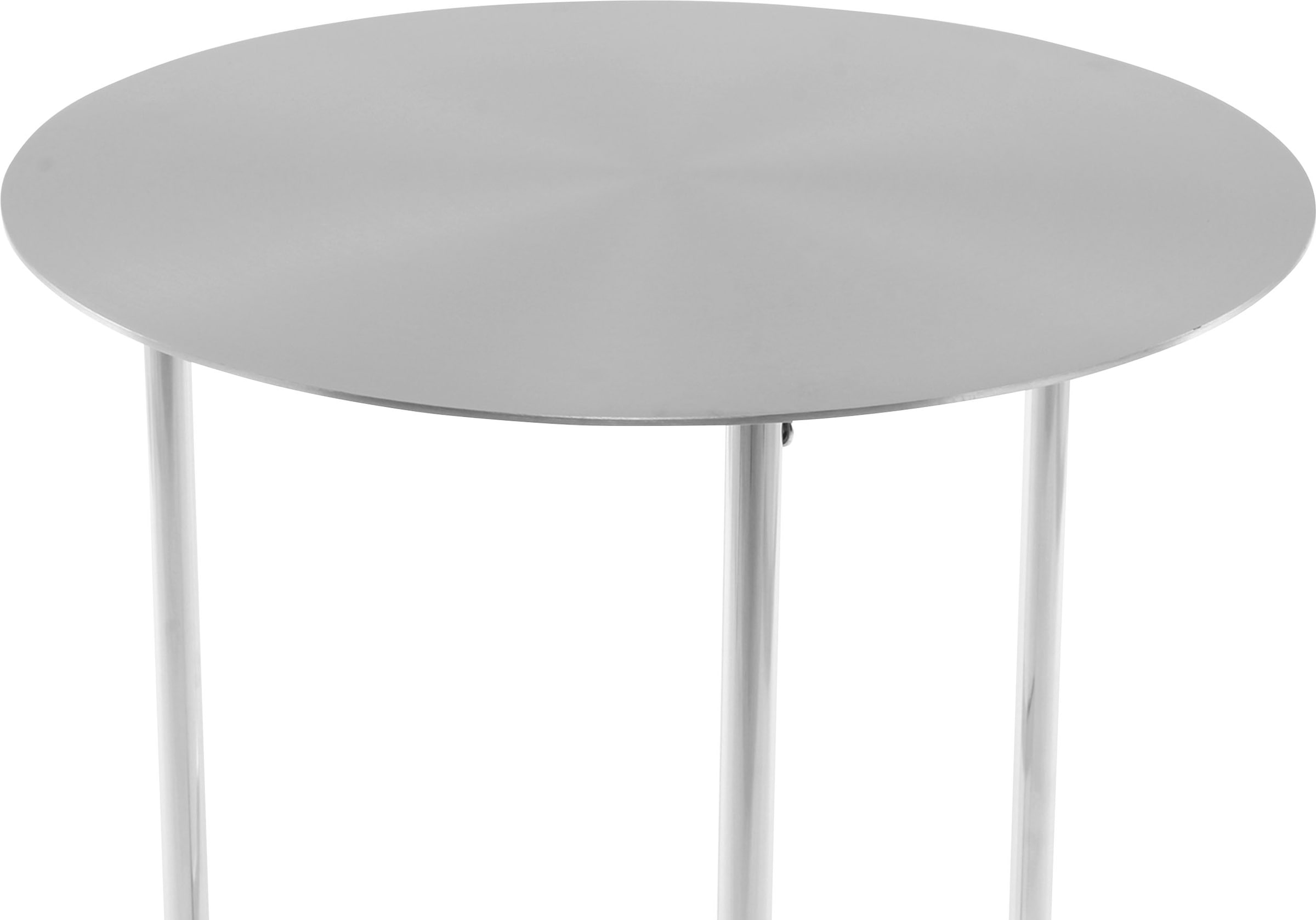 Kayoom Beistelltisch »Pema, Minimalistisches Design, Passt zu jedem Einrichtungsstil« 1 Stk. tlg. minimalistisches Gestelldesign aus Edelstahl, runde Ablagefläche