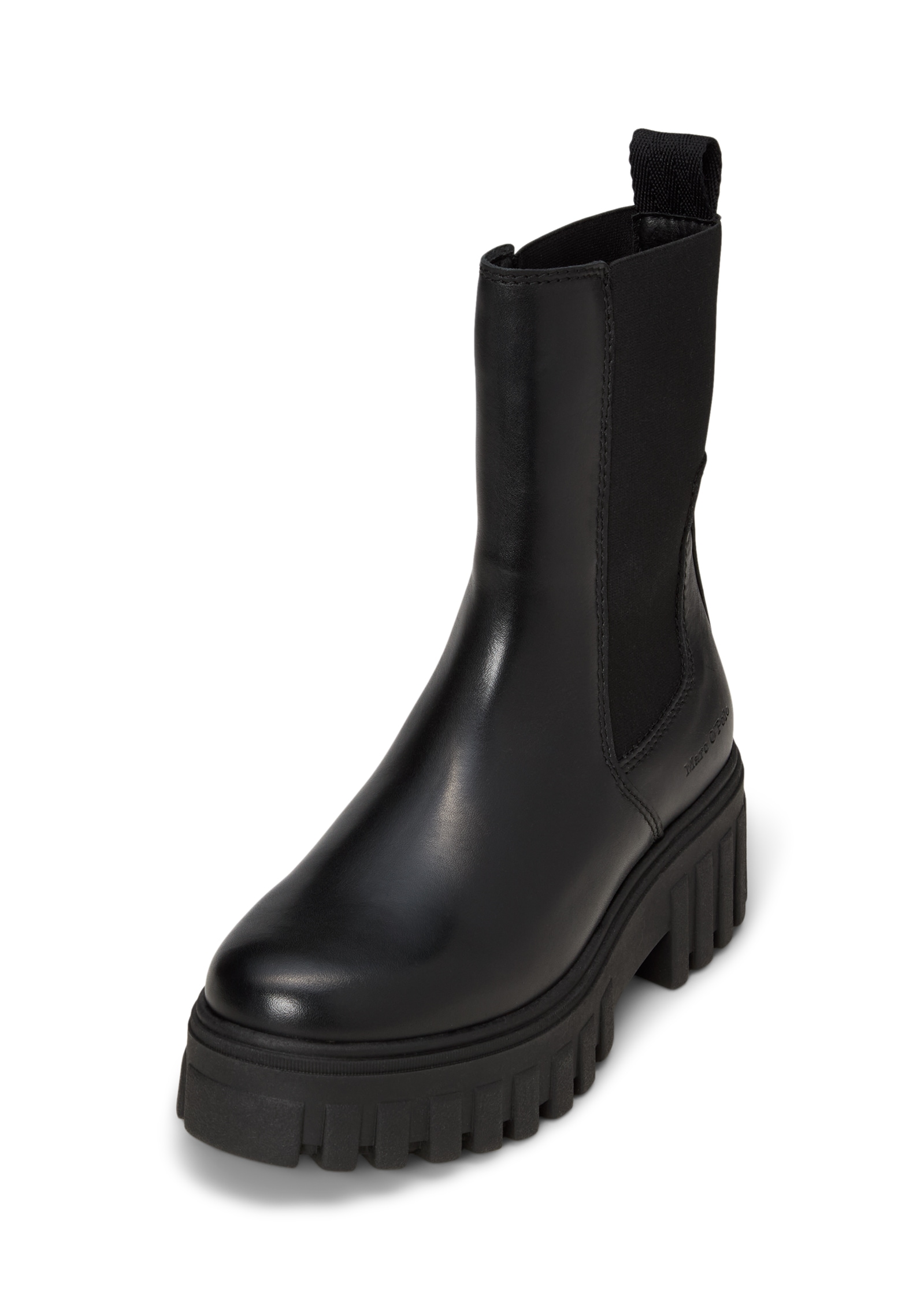 Marc O'Polo Chelseaboots »Model Vala 5«  Plateaustiefelette, Schlupfboots mit Anziehlasche
