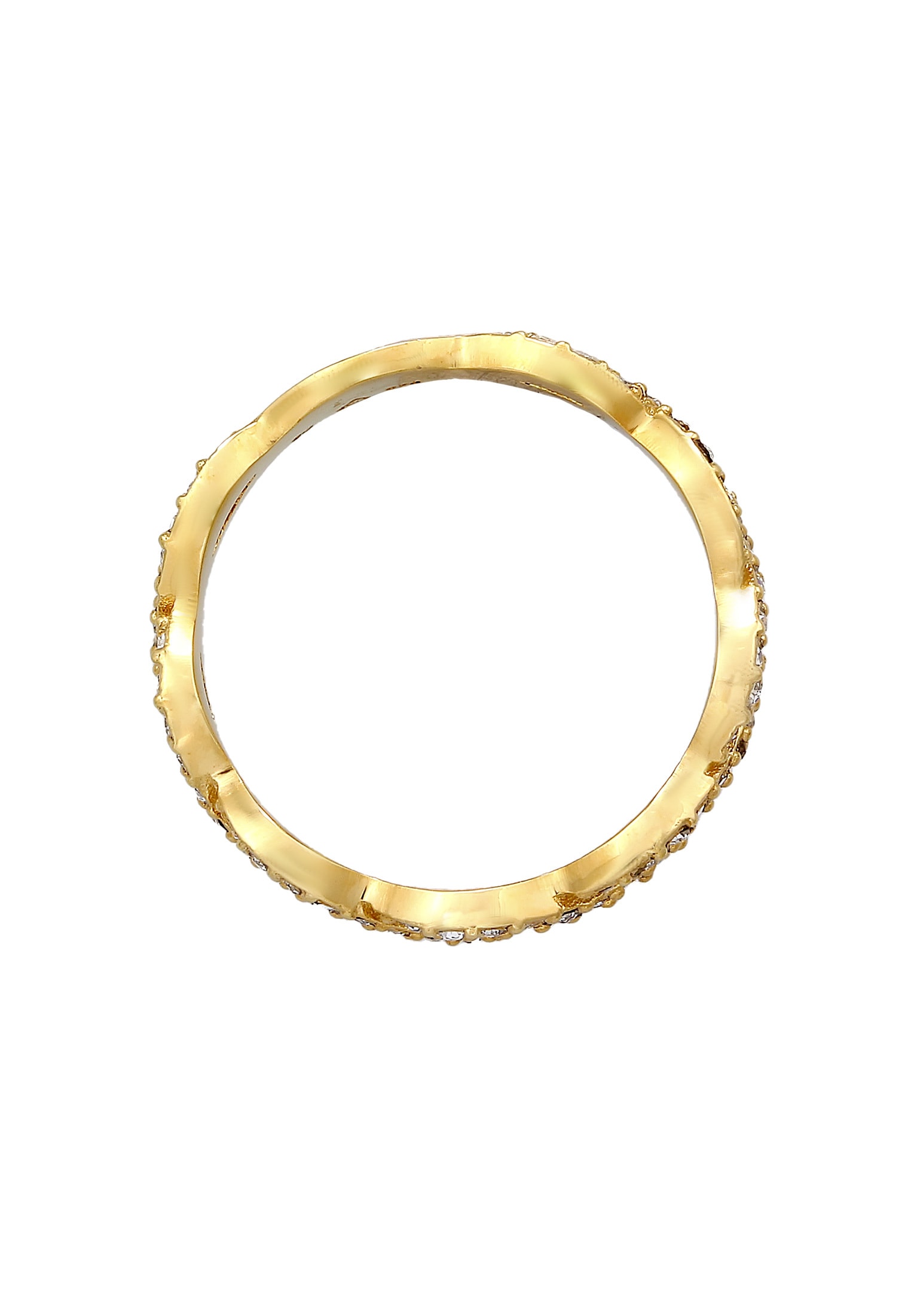 Elli Silberring »Ring Infinity Kristalle Unendlichkeit Liebe 925 Silber«